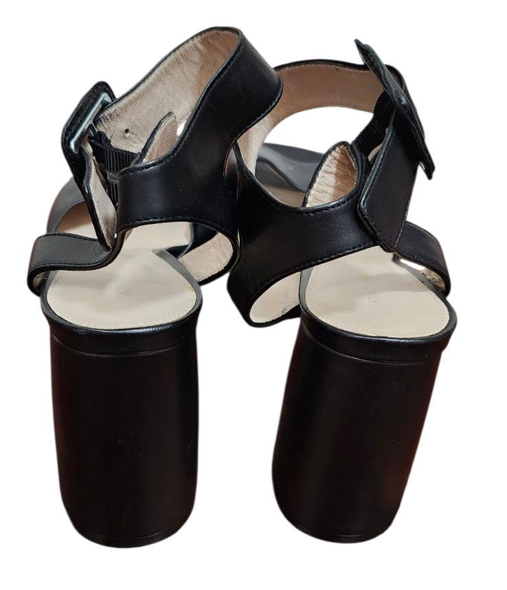 Stuart Weitzman Stuart Weitzman Women's Newdeal Leather Platform Sandals Size US 9 / IT 39 - 8 Thumbnail