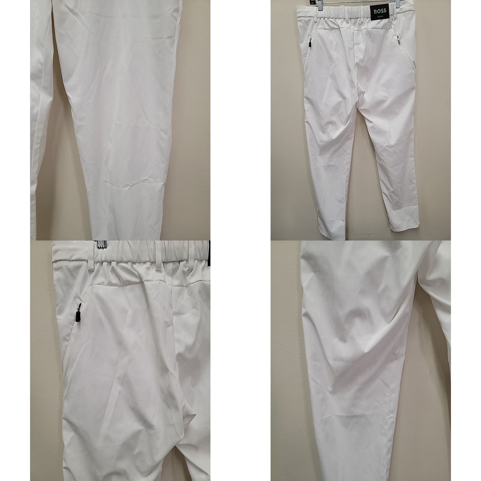 Vintage Hugo Boss Trousers Mens 34R White NWT T Spectre BMA 003 32in Classic Pants Size US 34 / EU 50 - 8 Thumbnail