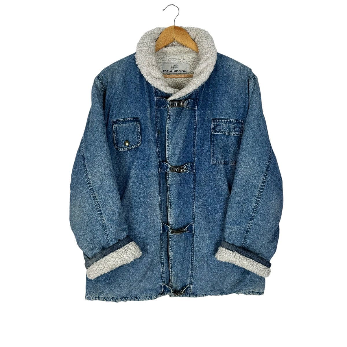 Marithe + Francois Girbaud 🔥80s MARITHE FRANCOIS GIRBAUD SLICK JEANS JACKET Size US M / EU 48-50 / 2 - 1 Thumbnail