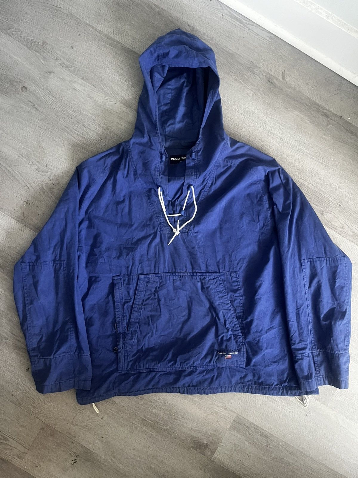 Polo Ralph Lauren VINTAGE POLO RALPH LAUREN PULLOVER RAIN-BREAKER Size US XXL / EU 58 / 5 - 1 Thumbnail