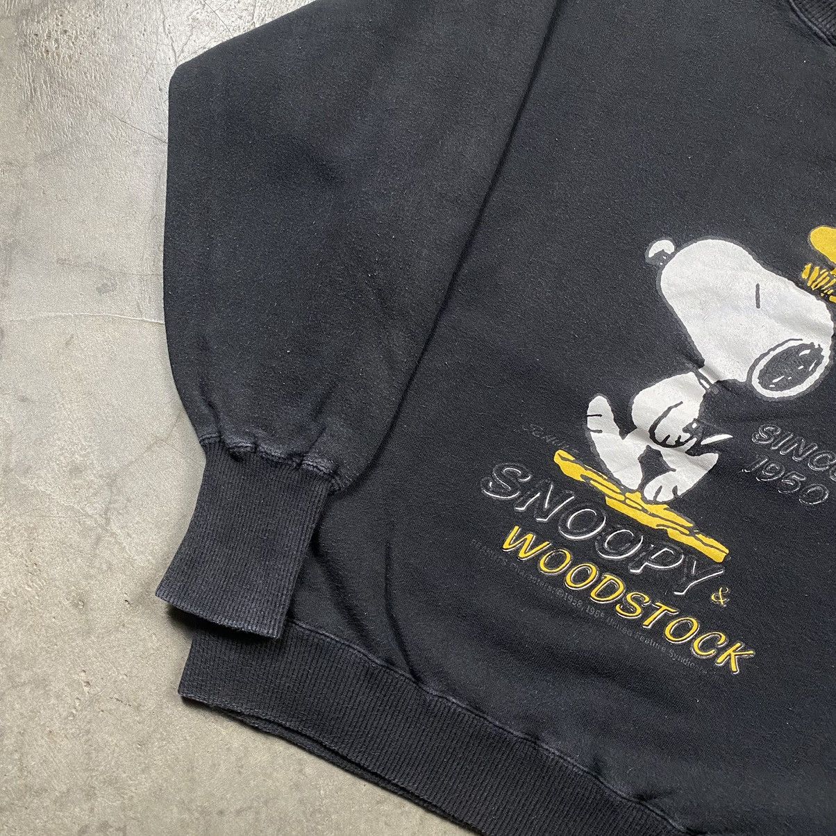 Peanuts × Vintage Rare 50s Retro Style Snoopy Double V Boxy Crewneck Size M / US 6-8 / IT 42-44 - 3 Thumbnail