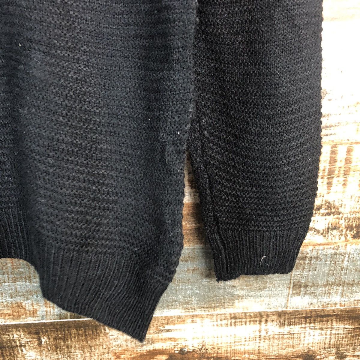 Homespun Knitwear × Japanese Brand Glacier Black Knitwear #A1332 Size M / US 6-8 / IT 42-44 - 8 Thumbnail