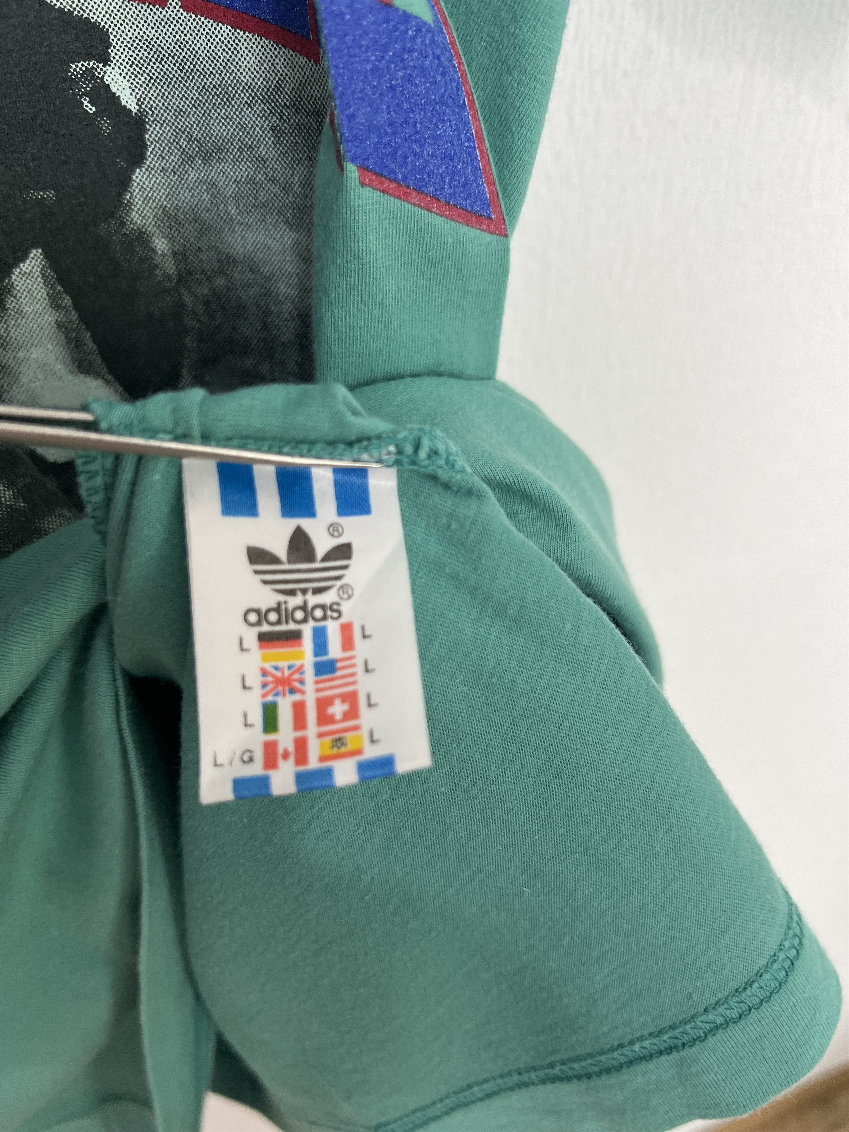Adidas Vintage 90's Adidas Football NFL I Got Skillz Shirt Tee Size US L / EU 52-54 / 3 - 8 Thumbnail