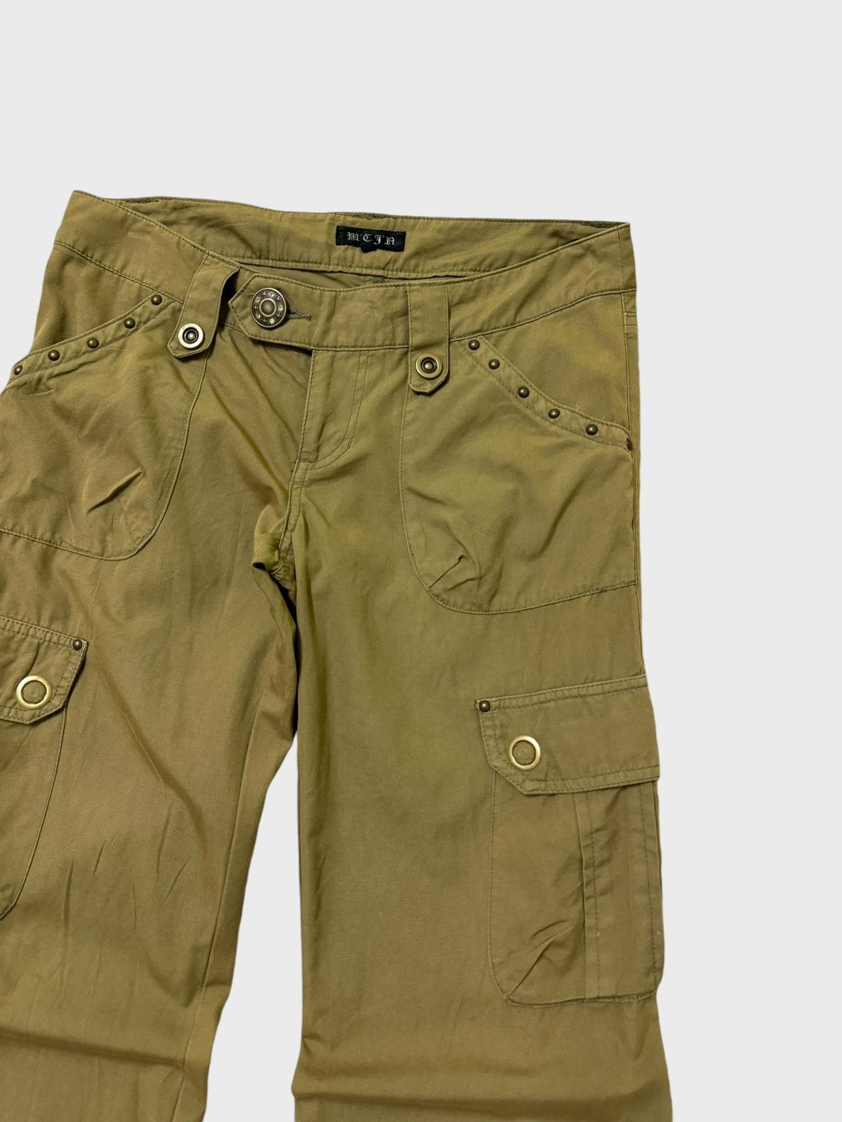 If Six Was Nine × Japanese Brand × Le Grande Bleu (L.G.B.) Y2K M'E'J'A BONDAGE CARGO PANT Size US 30 / EU 46 - 6 Thumbnail