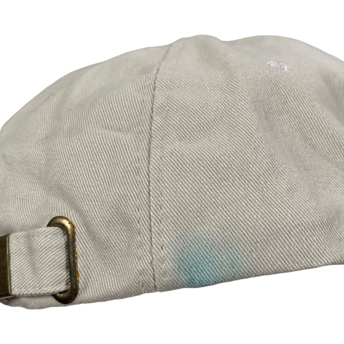 Vintage Vintage Montana Beige Embroidered Logo Strapback Hat Size ONE SIZE - 3 Thumbnail