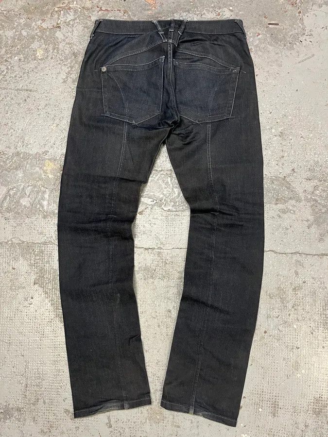Marithe + Francois Girbaud 1990s Marithé + François Girbaud Black Denim Jeans Size US 32 / EU 48 - 7 Thumbnail