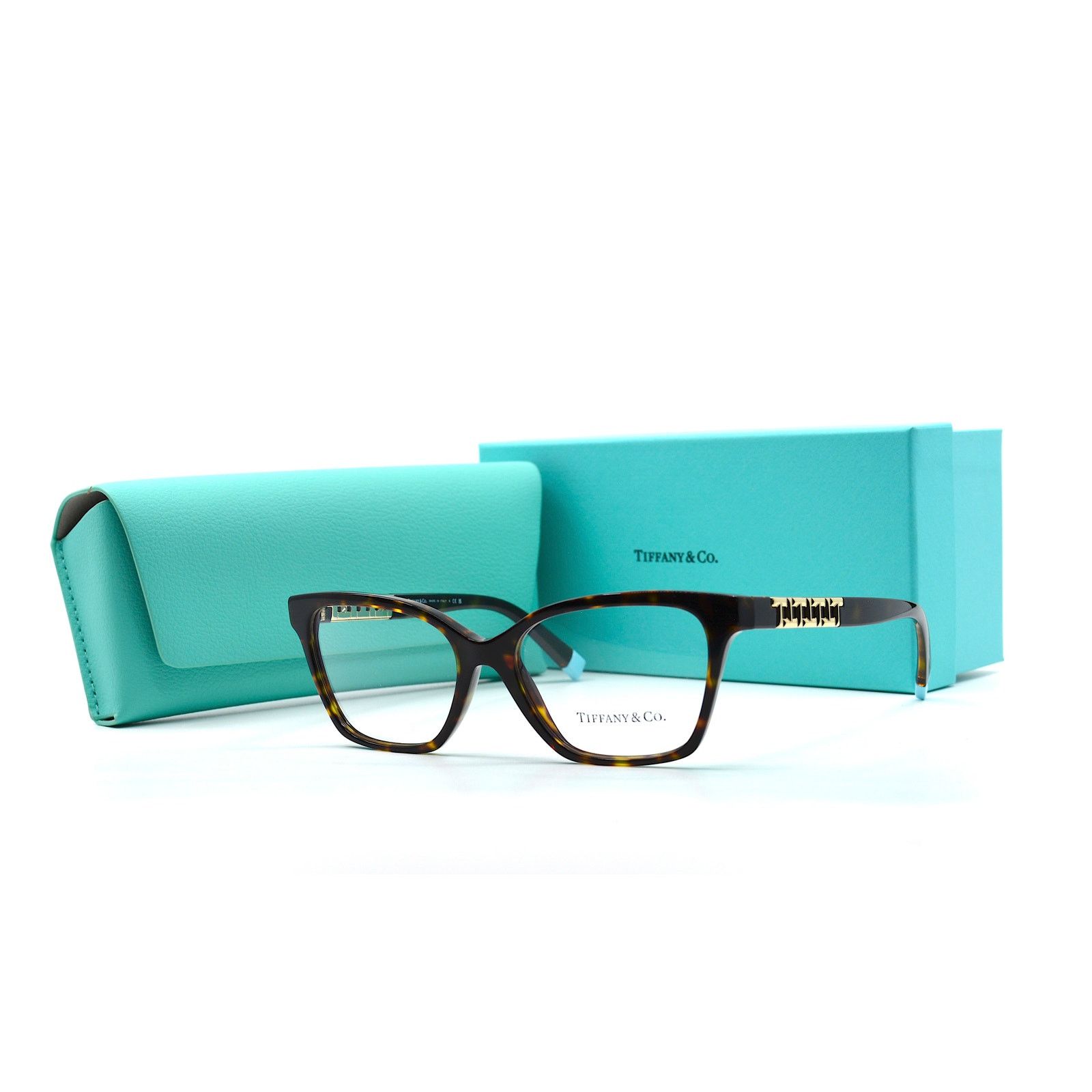 Tiffany & Co. TIFFANY&CO TF2228 8015 HAVANA AUTHENTIC EYEGLASSES FRAME Size ONE SIZE - 6 Thumbnail