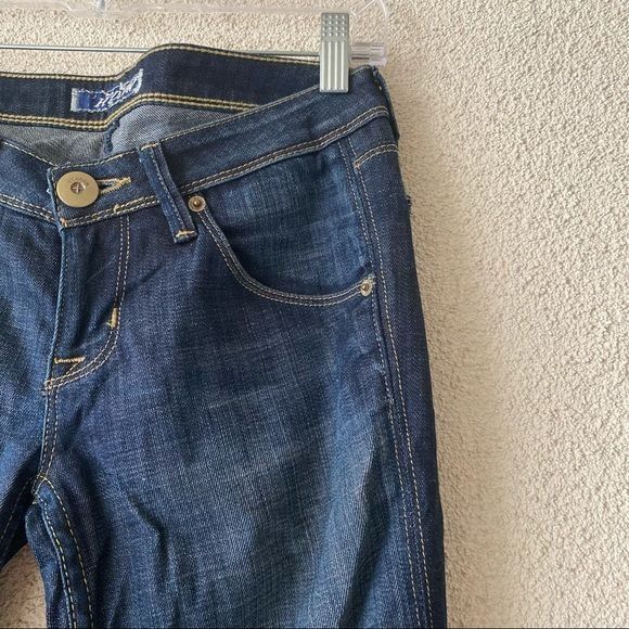 Hudson Hudson Womens Jeans Blue Straight Leg Dark Wash Solid Denim Size 25" / US 0 / IT 36 - 10 Thumbnail