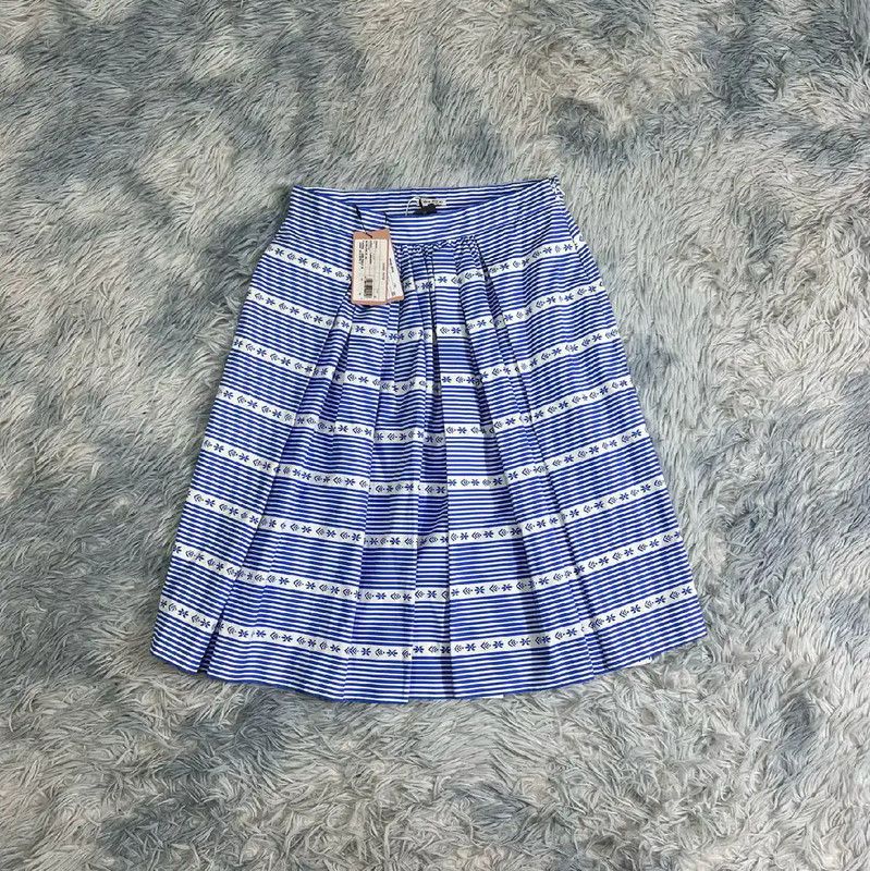 Miu Miu Miu Miu Light Blue Cotton Skirt 0089 Size 23" - 1 Thumbnail
