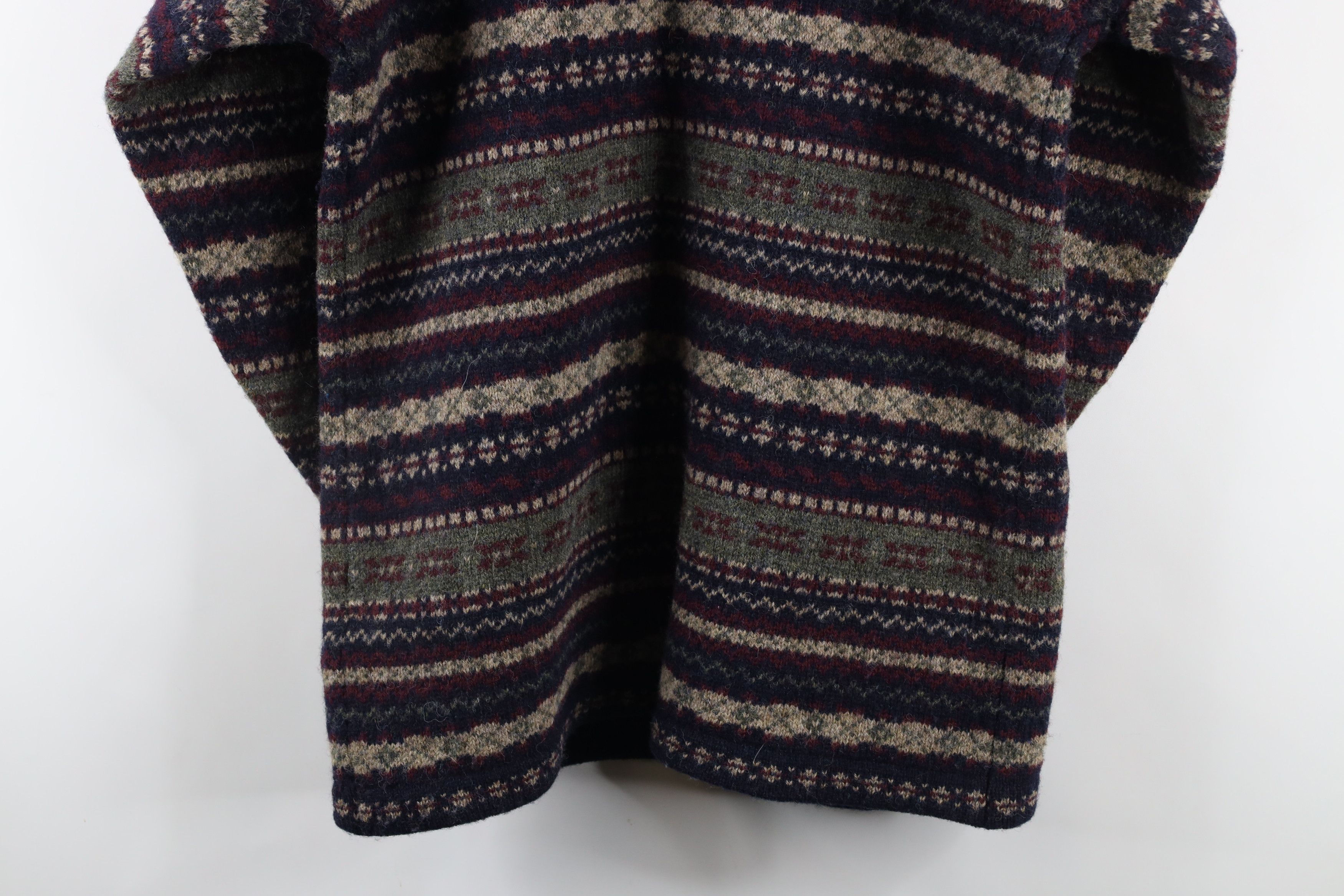Vintage Vintage 90s Streetwear Wool Fair Isle Knit Cardigan Sweater Size S / US 4 / IT 40 - 7 Thumbnail