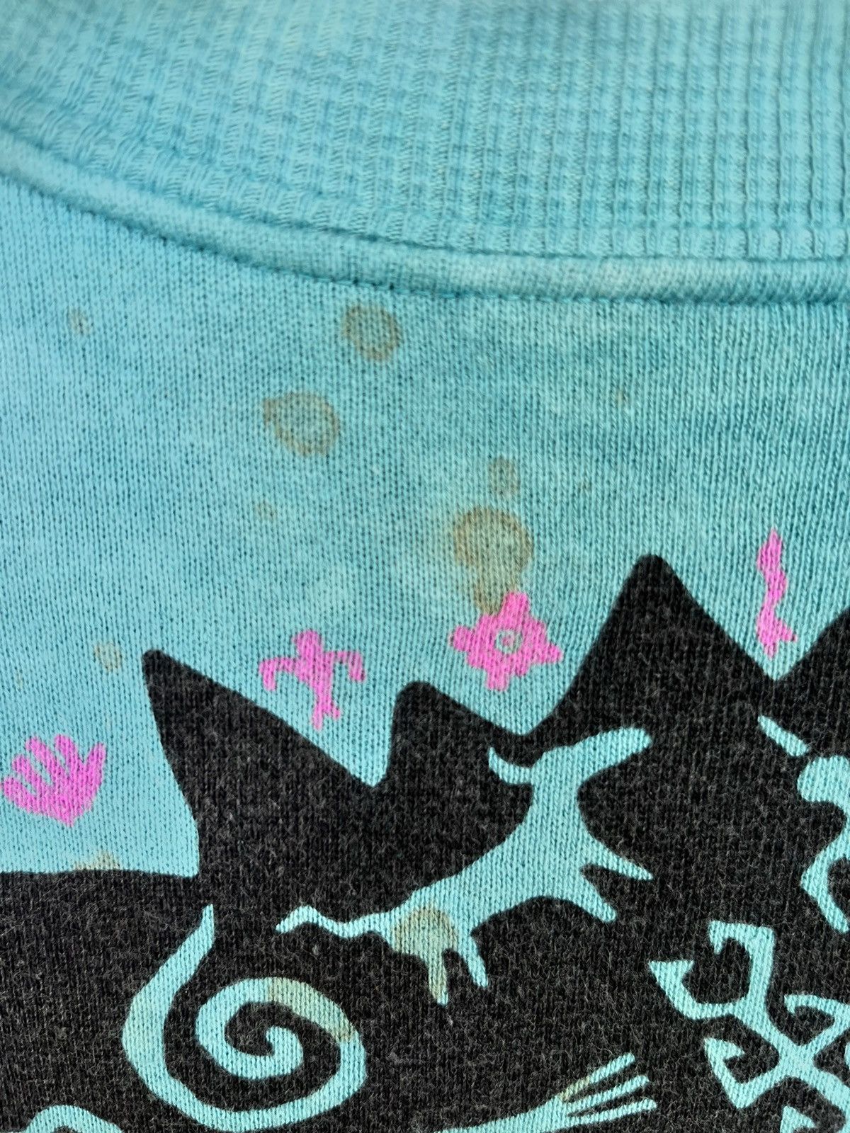 Vintage Vintage 90s Ancient Cade Art Tie Dye Sweatshirt Size US M / EU 48-50 / 2 - 5 Thumbnail