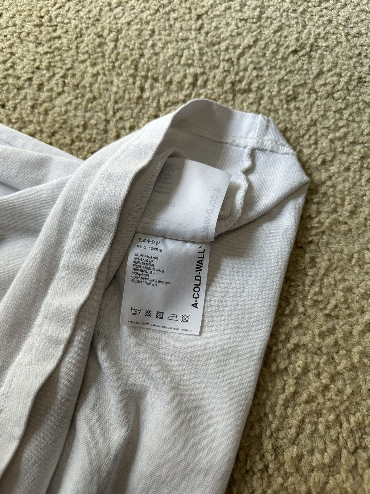 A-COLD-WALL* A-COLD-WALL* Brutalist T-Shirt - White Size US S / EU 44-46 / 1 - 8 Thumbnail