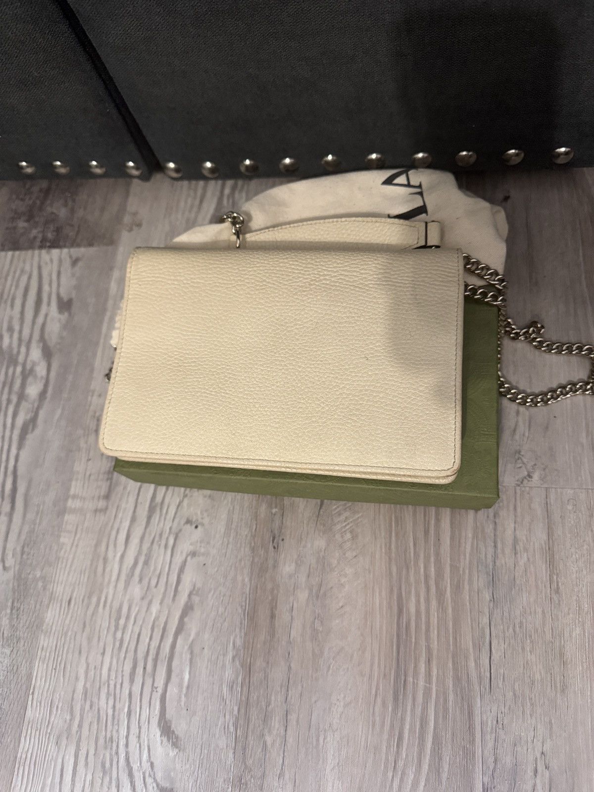 Gucci Cream Gucci wallet with chain crossbody Size ONE SIZE - 3 Thumbnail
