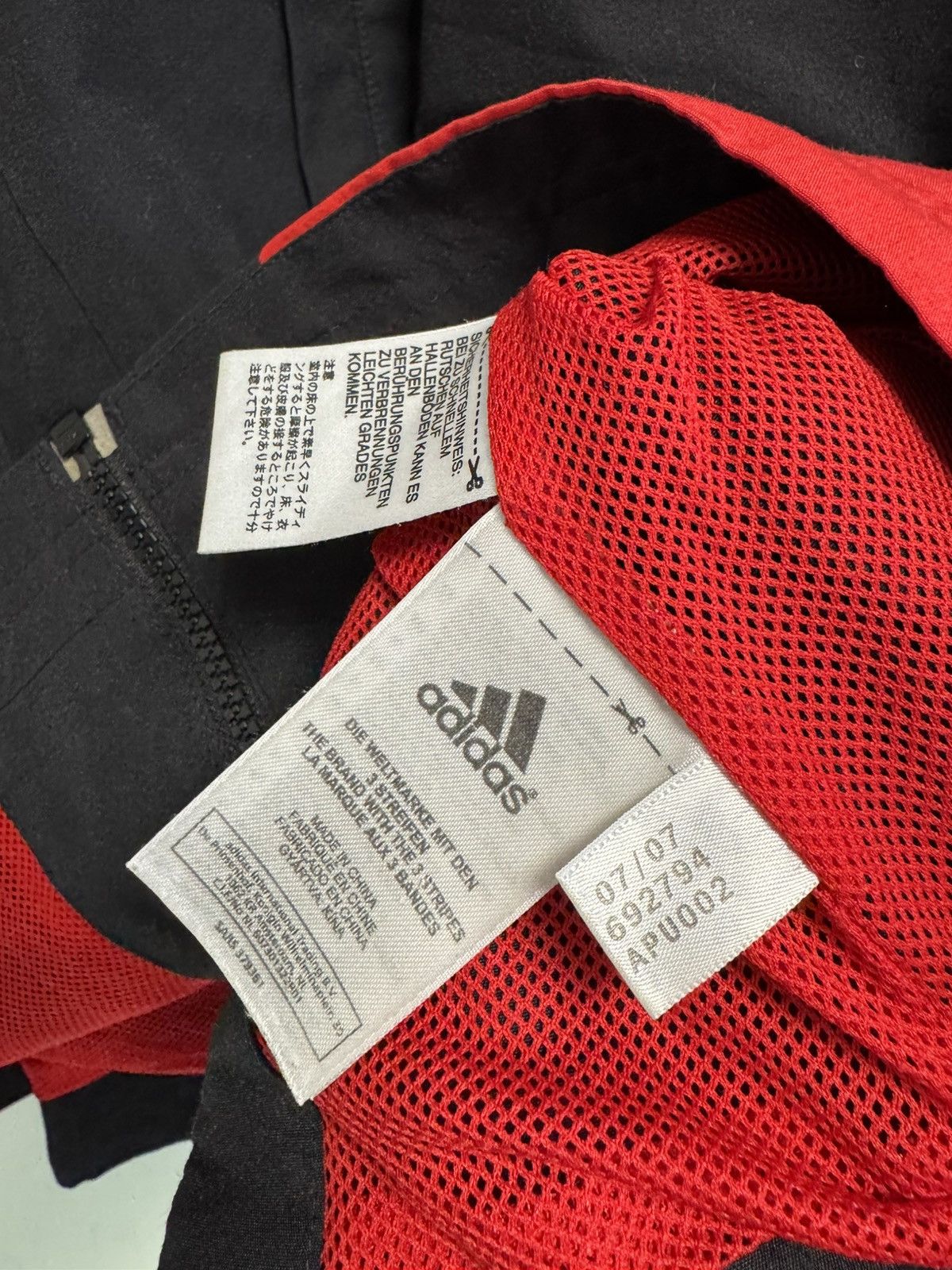 Adidas Vintage Milan 2007-2008 Soccer Track Jacket Tracksuit Top Size US L / EU 52-54 / 3 - 16 Thumbnail