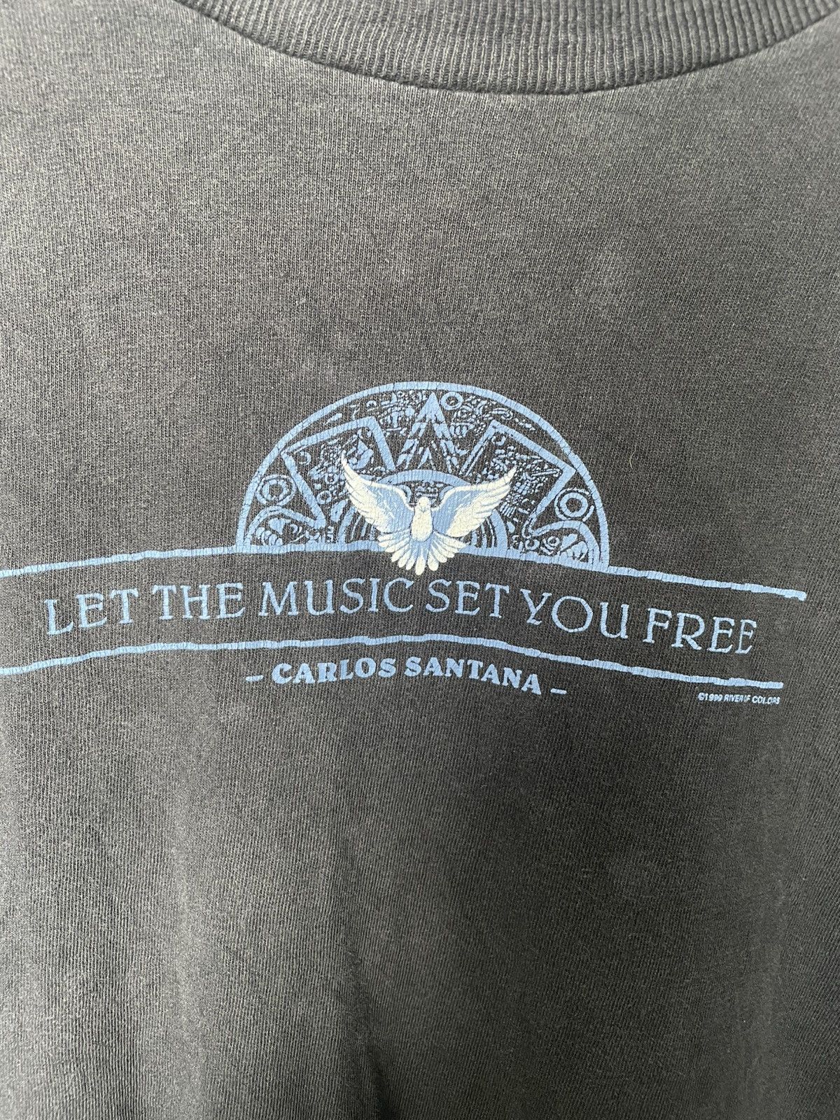 Band Tees Vintage 1999 Carlos Santana ERD GRUNGE TEE Size US L / EU 52-54 / 3 - 3 Thumbnail