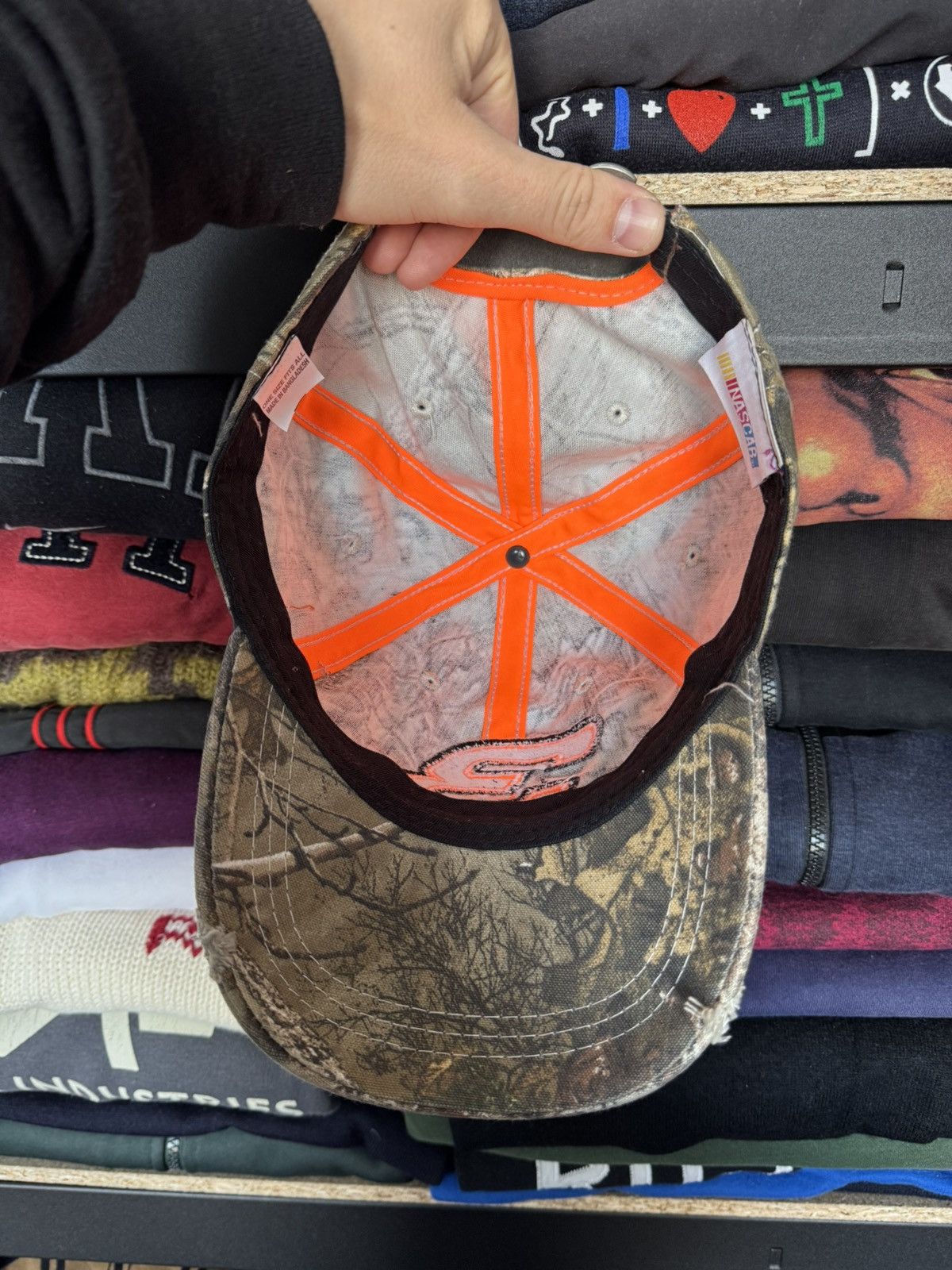 Vintage Camo 🌳Rare Real Tree blue cap hype racing hat Size ONE SIZE - 7 Thumbnail