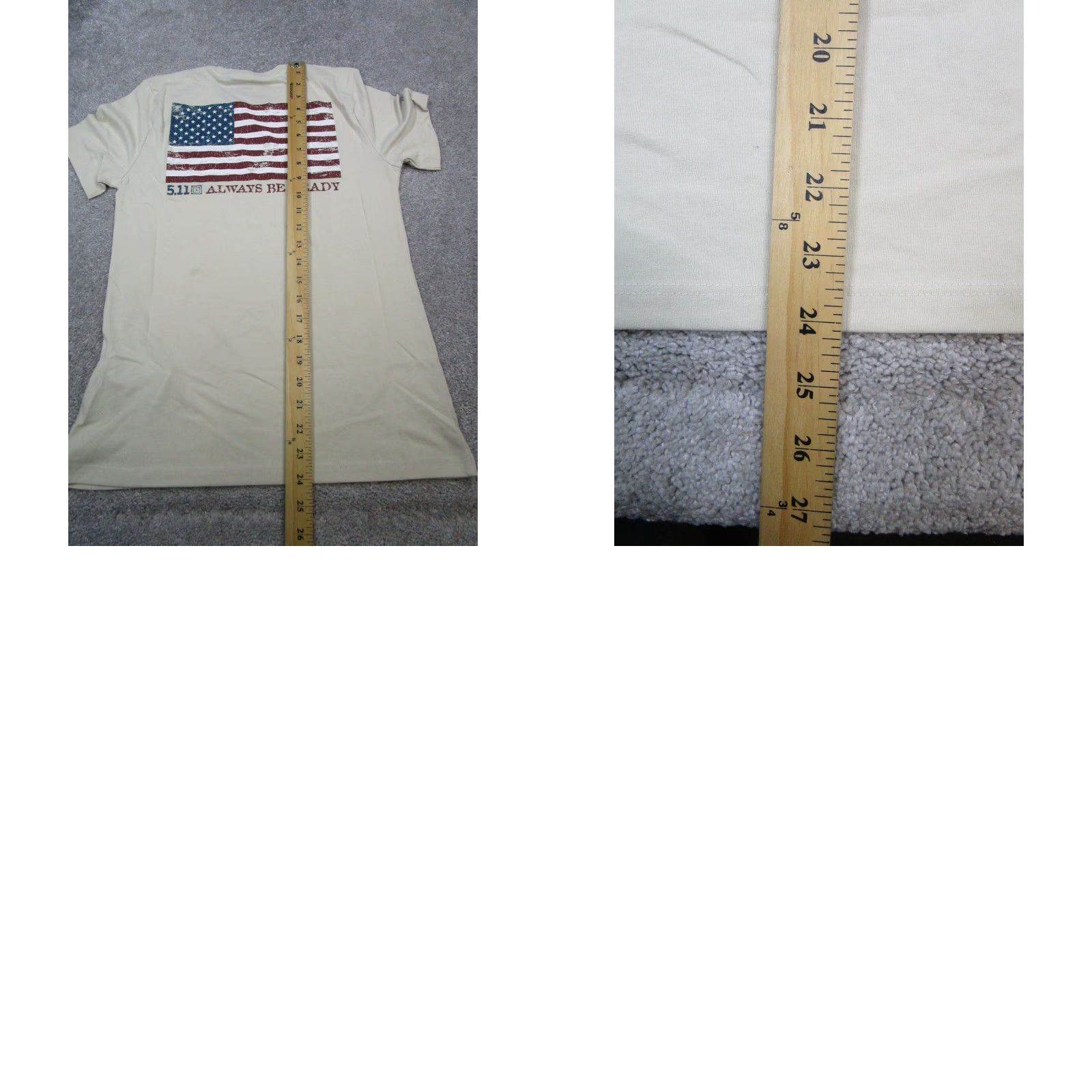Vintage 5.11 Tactical Shirt Mens XS Beige American Flag Ss Cotton Blend Pullover New Size US XS / EU 42 / 0 - 8 Thumbnail