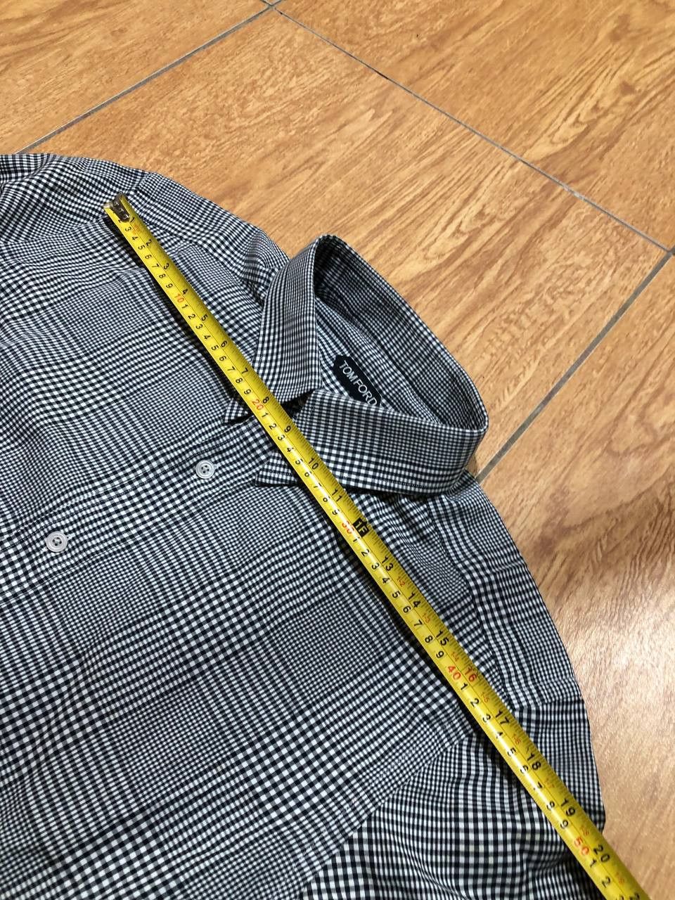 Tom Ford Tom Ford Long sleeve checkered shirt Size US L / EU 52-54 / 3 - 5 Thumbnail