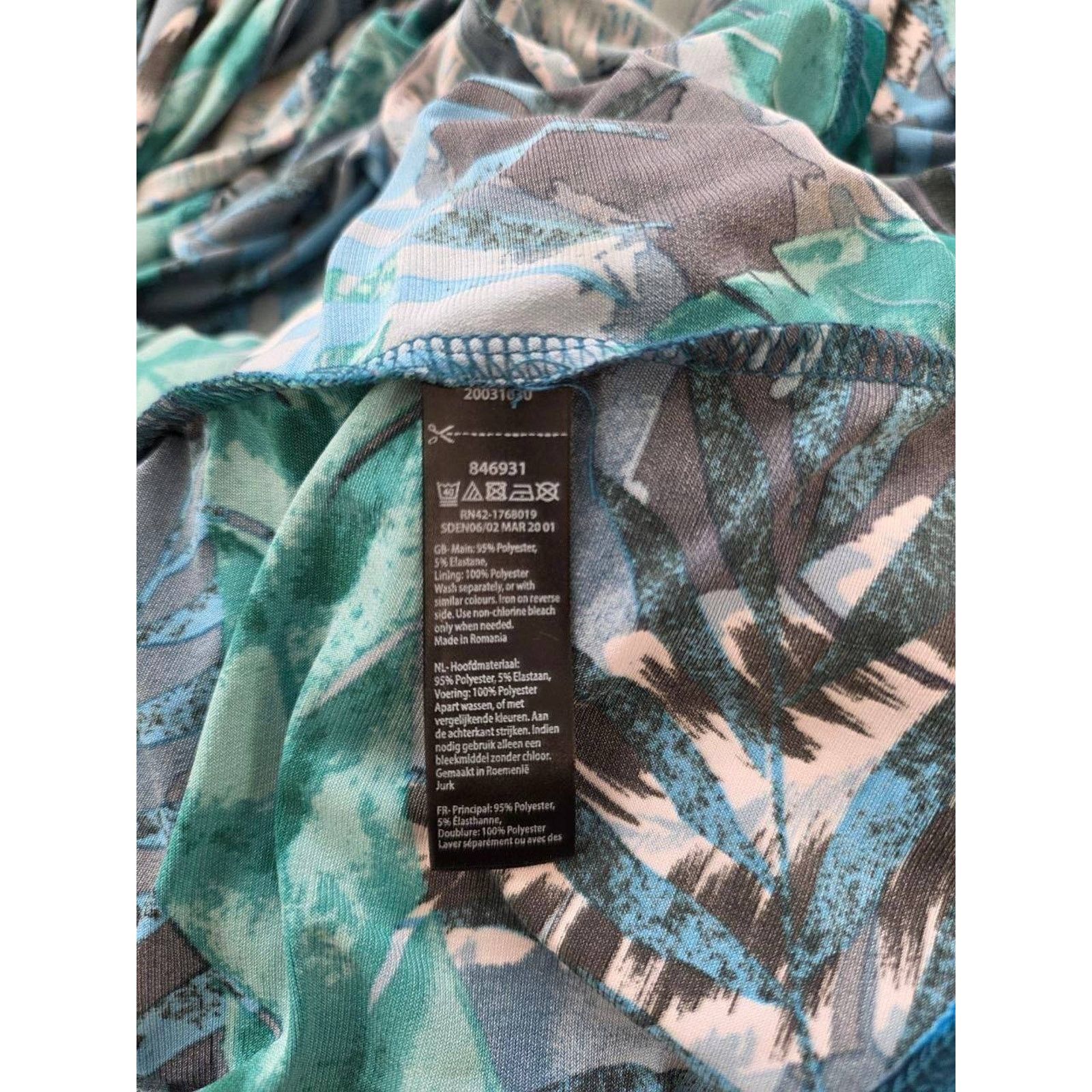 &Daughter Monsoon Sandra Palm Midi Dress Multi X-Large A001280 Size XL / US 12-14 / IT 48-50 - 4 Thumbnail