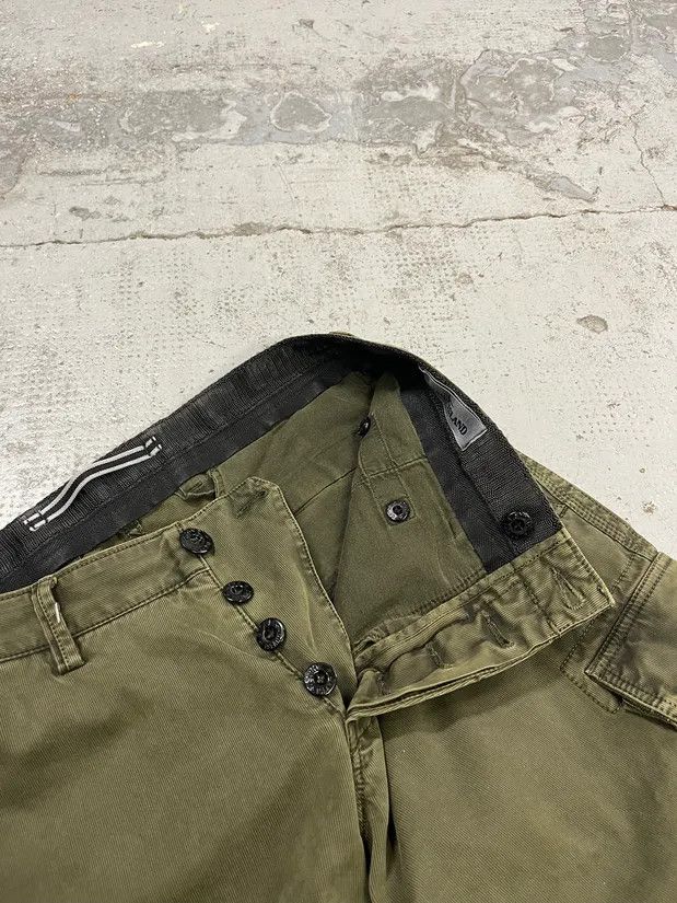 Stone Island Stone Island Khaki Green Cargo Pants Size US 31 - 11 Thumbnail