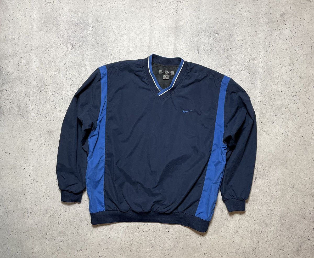 Vintage Nylon Jacket Sweatshirt Nike Golf Y2K Drill Swoosh Outerwear