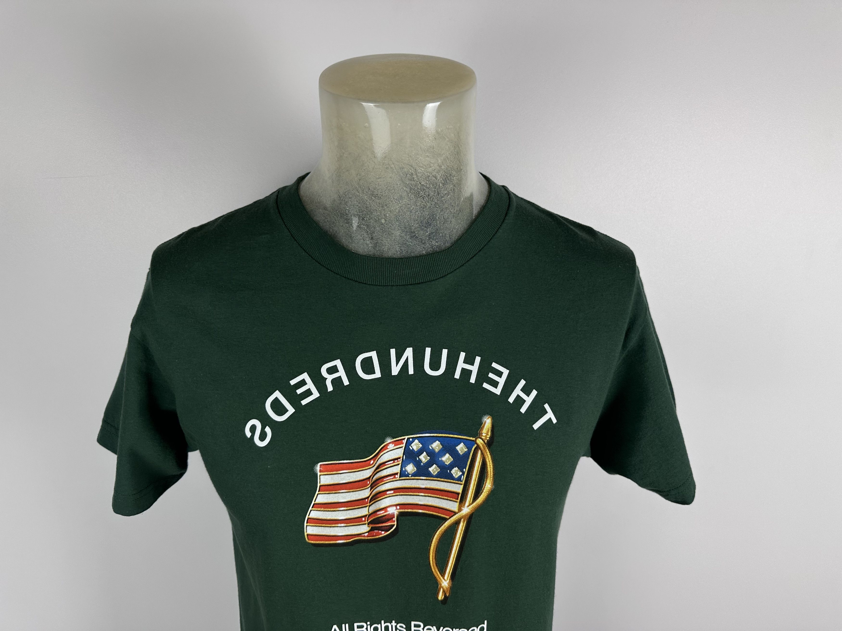 The Hundreds The Hundreds Mens T-shirt All Rights Reversed Green Size M Size US M / EU 48-50 / 2 - 2 Thumbnail