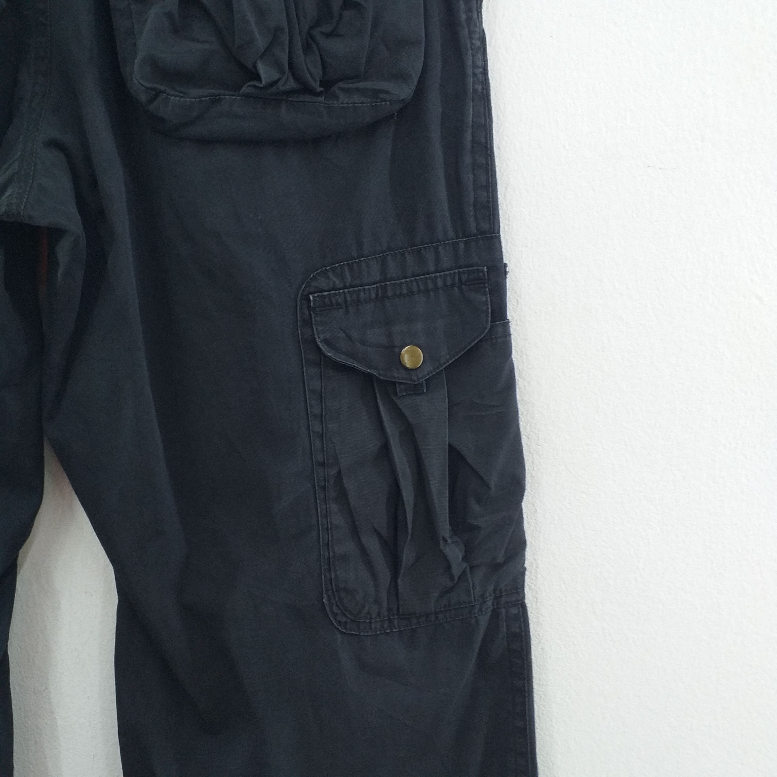 Japanese Brand Comme Ca Du Mode Cargo Multiple Pockets Pants 30 x 27 -CP006 Size US 30 / EU 46 - 10 Thumbnail