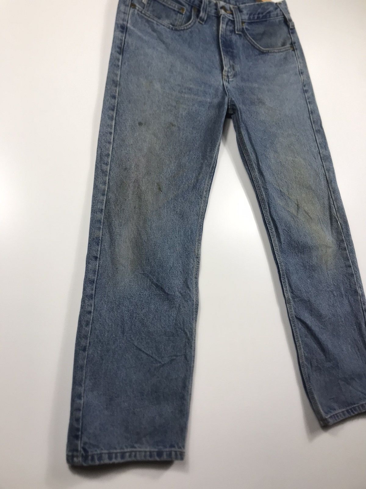 Carhartt × Vintage ⚡️Vintage Carhartt Distressed Denim Size US 33 - 2 Thumbnail