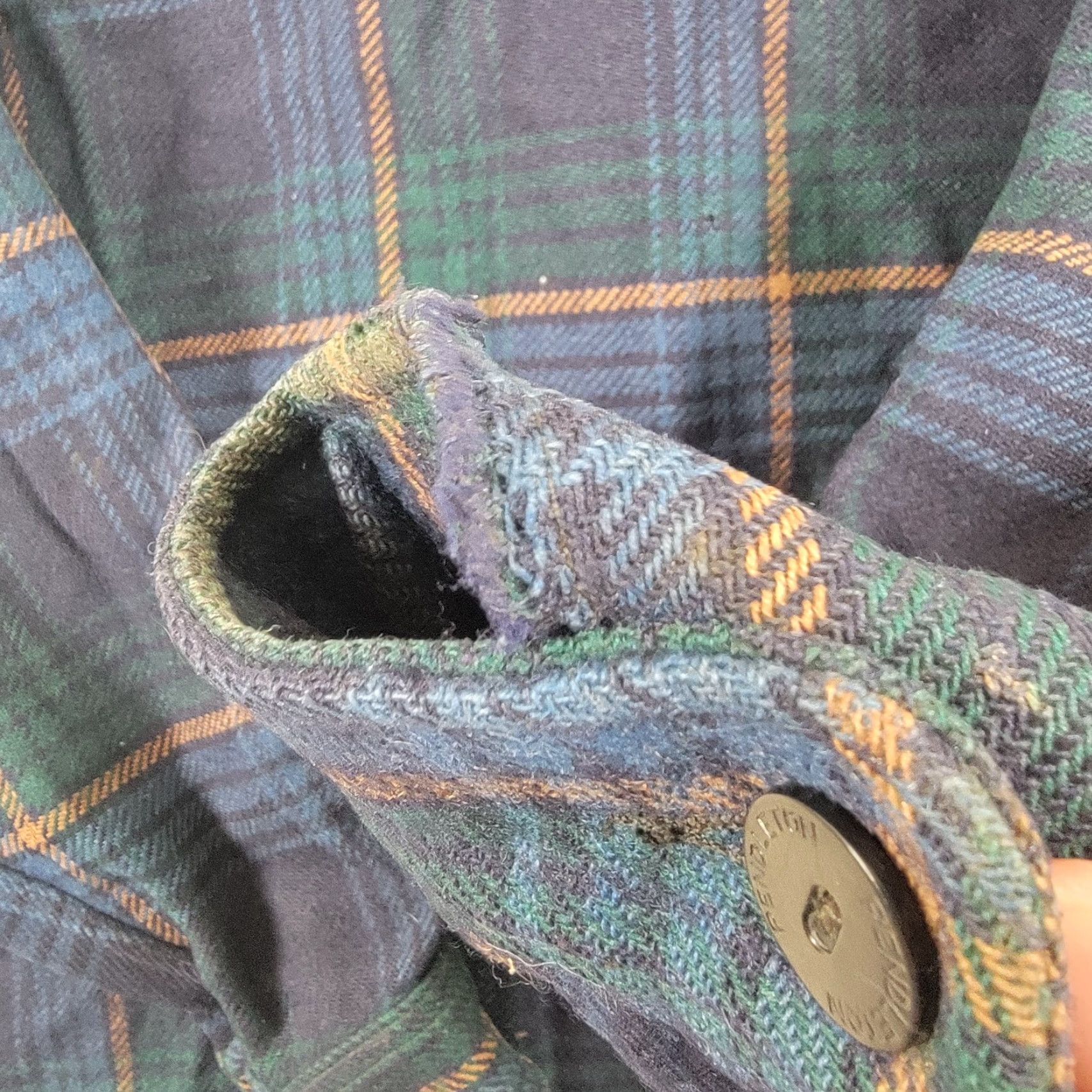 Pendleton VINTAGE Pendleton Jacket Mens Wool Plaid Mackinaw Cruiser Mid-Length Blue Green US Size US M / EU 48-50 / 2 - 5 Thumbnail