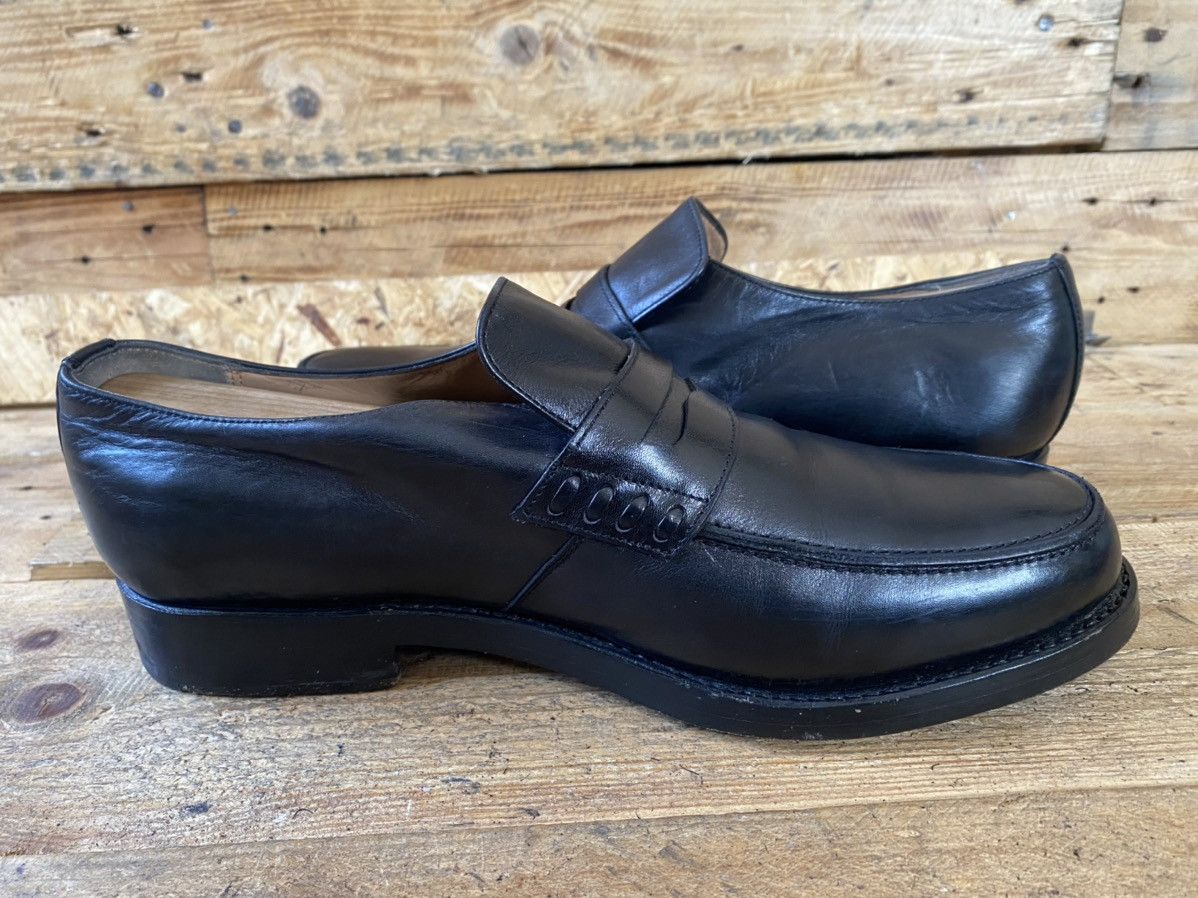 Heinrich Dinkelacker Heinrich dinckelacker black leather penny loafers sz uk 8.5 Size US 9.5 / EU 42-43 - 13 Thumbnail