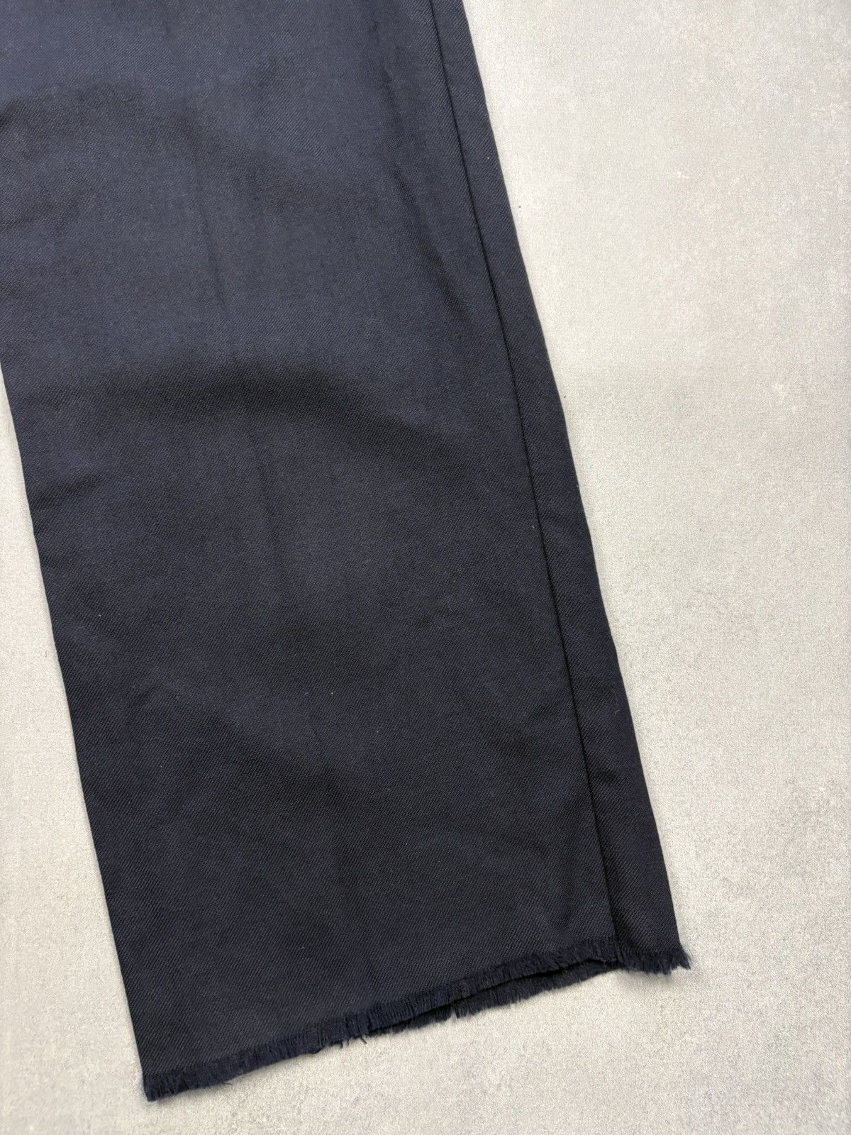 Burberry Burberry Avant-Garde Wool Trousers Curved Pockets Raw Hem 50 Size US 34 / EU 50 - 22 Thumbnail