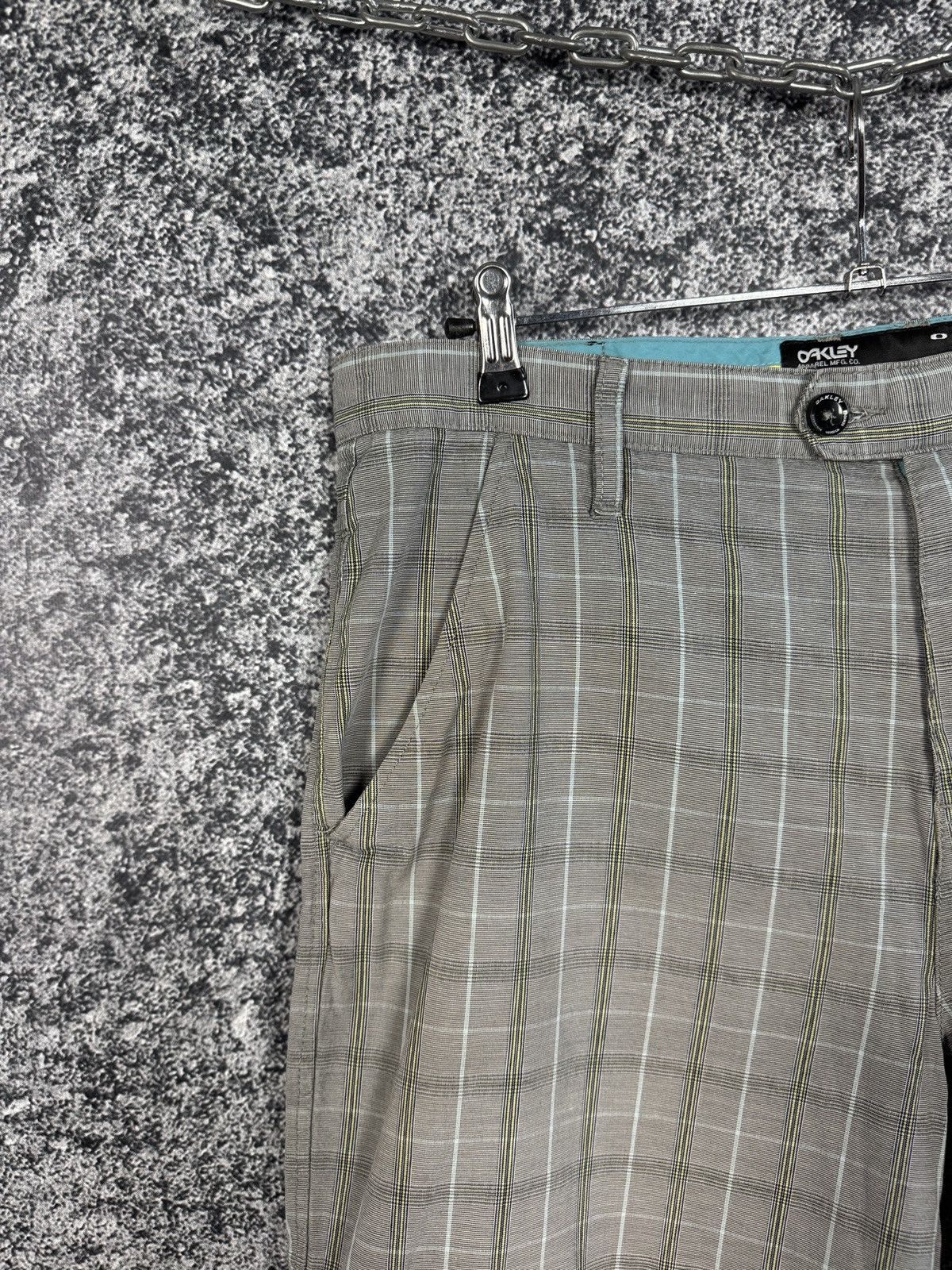 Oakley lOakley Loose Fit Plaid Shorts Checkered Casual Skate Style Size US 36 / EU 52 - 3 Thumbnail