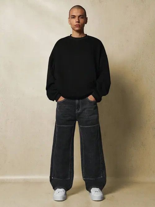 Japanese Brand × Vintage Vintage Loose fit 90s Jeans Denim Size US 32 / EU 48 - 2 Thumbnail