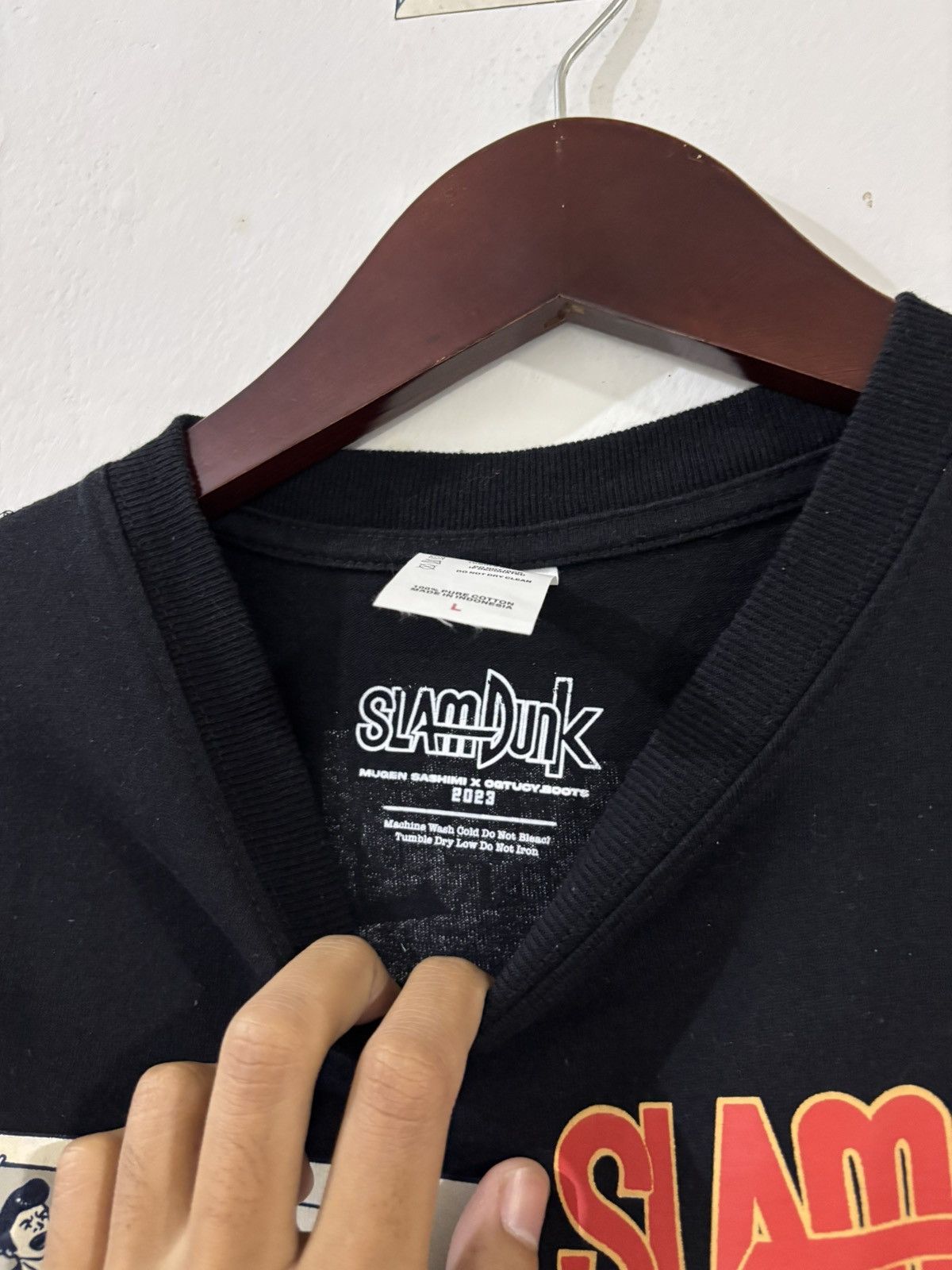 Anime × Band Tees × Vintage SLAM DUNK SHIRT BOOT Size US L / EU 52-54 / 3 - 3 Thumbnail