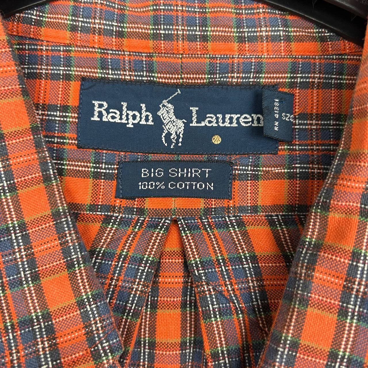Ralph Lauren Vintage Ralph Lauren Button Down Big Shirt Men XL Plaid Size US XL / EU 56 / 4 - 5 Thumbnail