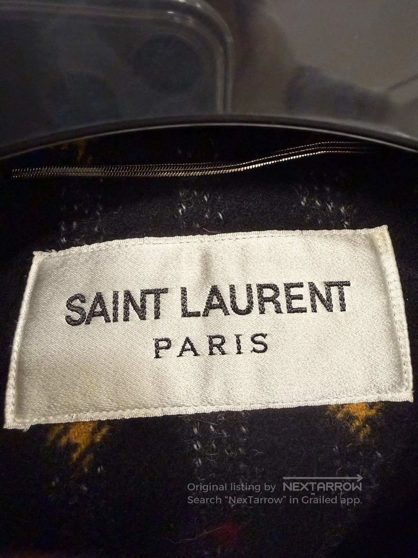Saint Laurent Paris Saint Laurent 20FW Wool Check Duffle Coat. Size US M / EU 48-50 / 2 - 2 Thumbnail