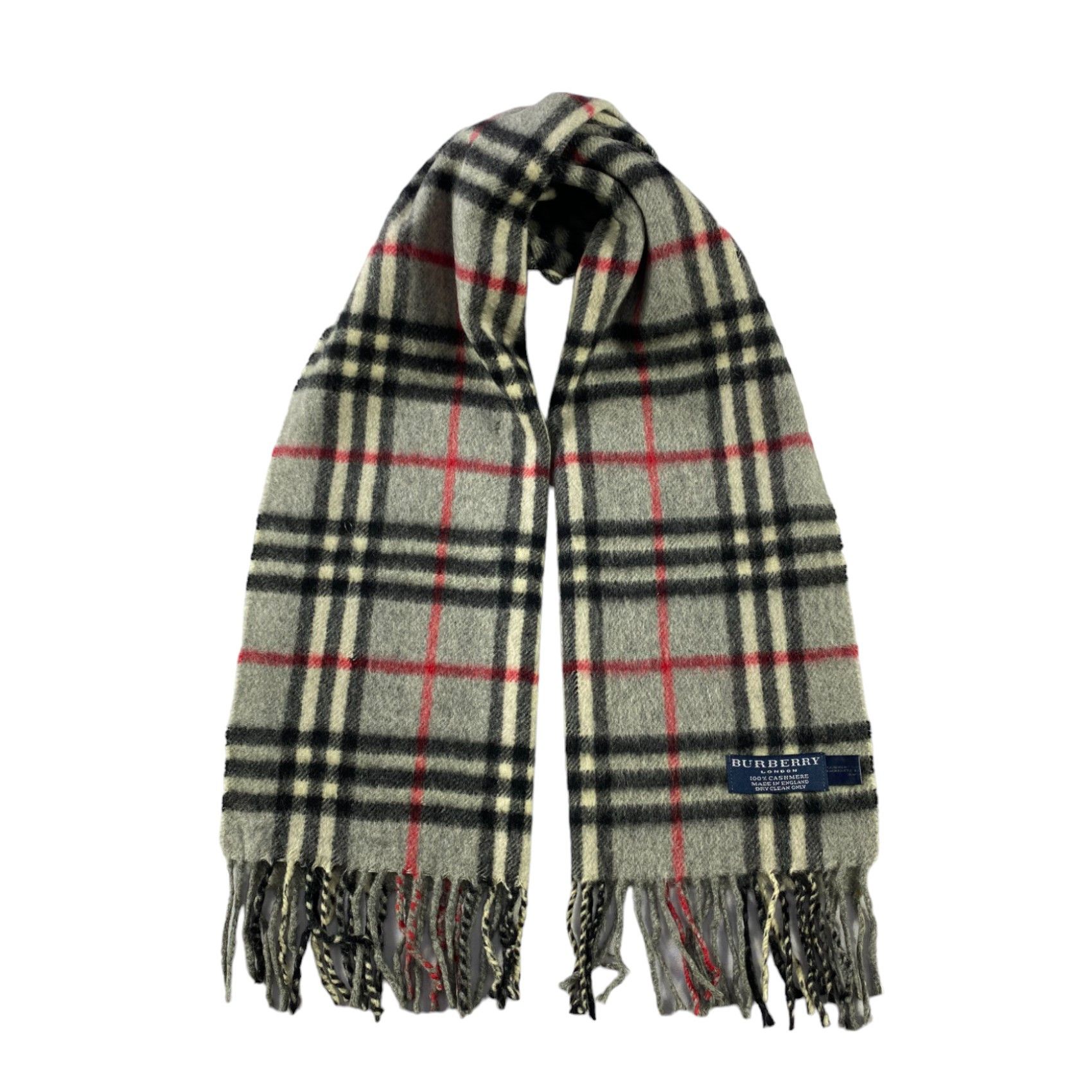 Burberry × Vintage Burberry Scarf / Muffler / Neckwear - WW999 Size ONE SIZE - 1 Thumbnail