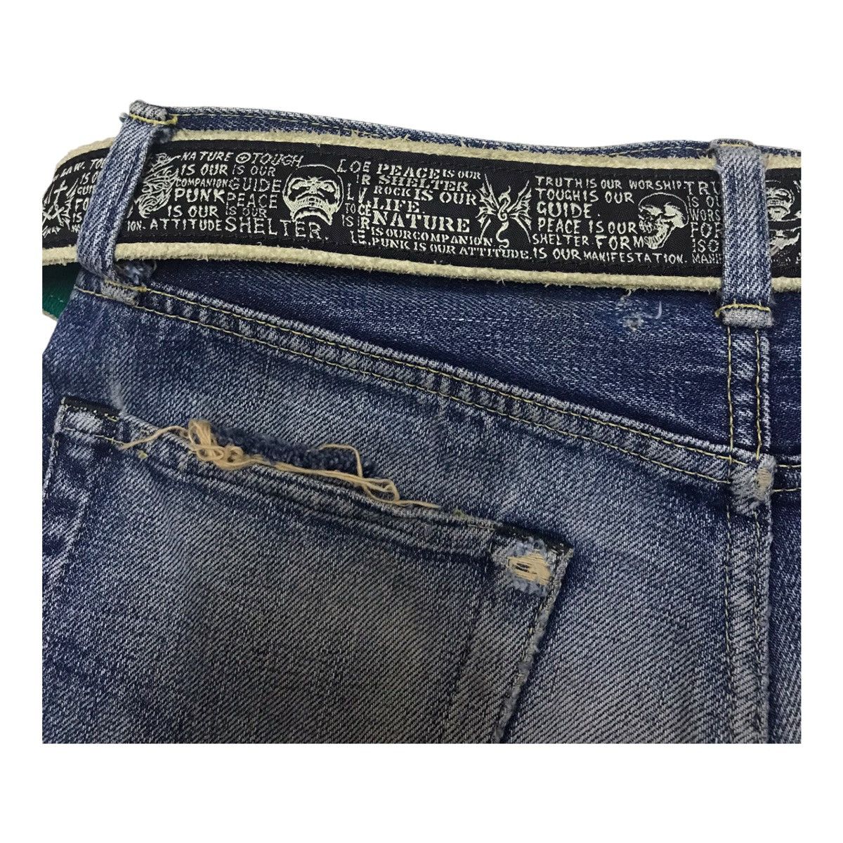 Hysteric Glamour × If Six Was Nine × Japanese Brand Tough Jean Punk Full Print Belt Size ONE SIZE - 6 Thumbnail