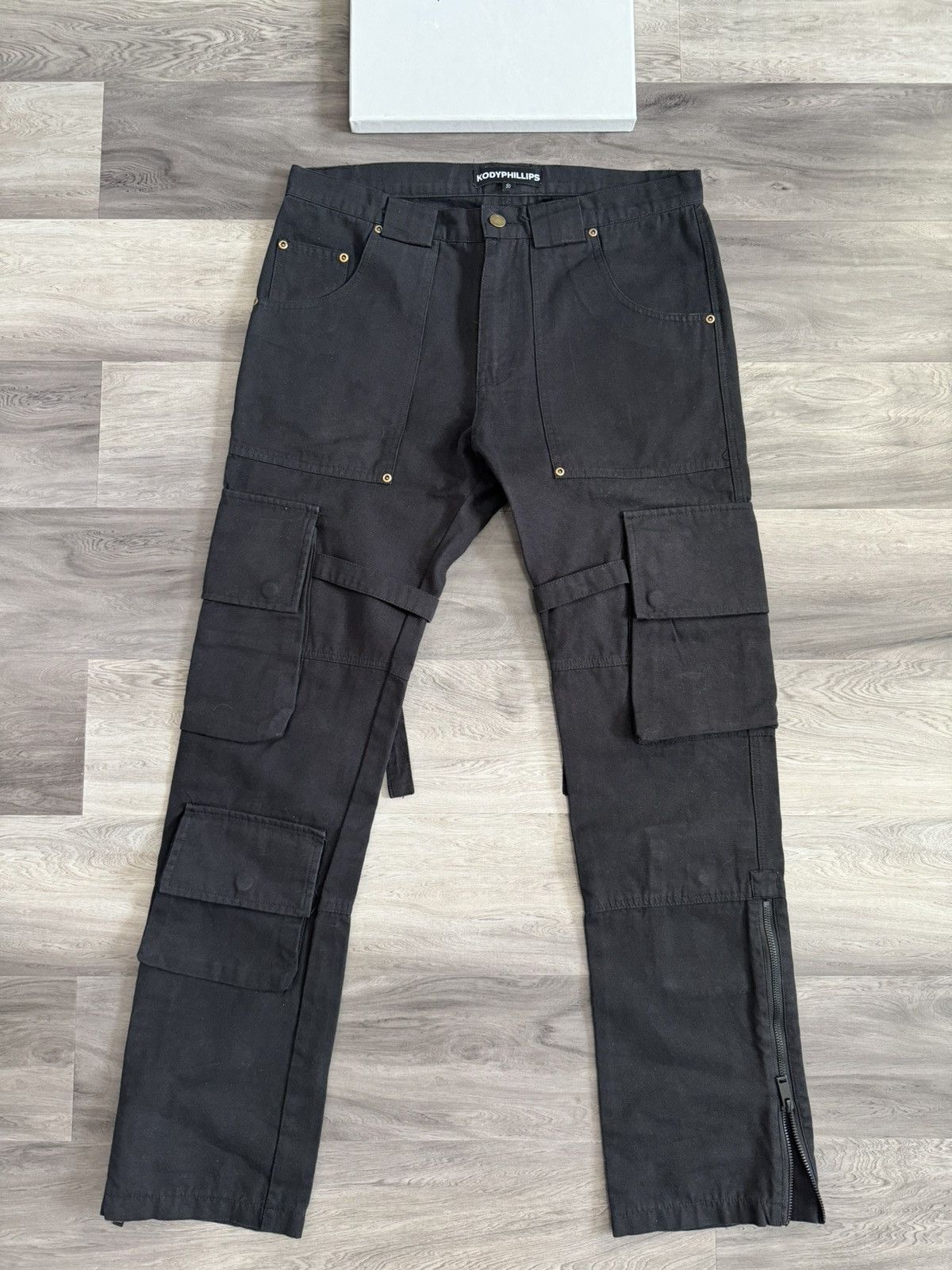 image of Kody Phillips Cargo Utility ‘ Mr. Poopy ‘ Pant in Black, Men's (Size 30)