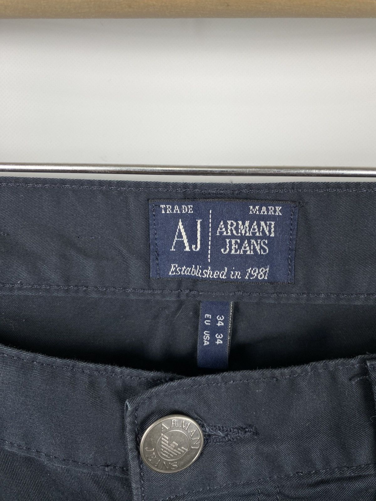 Armani Jeans Chino Pants Cotton Men size 34 x 34