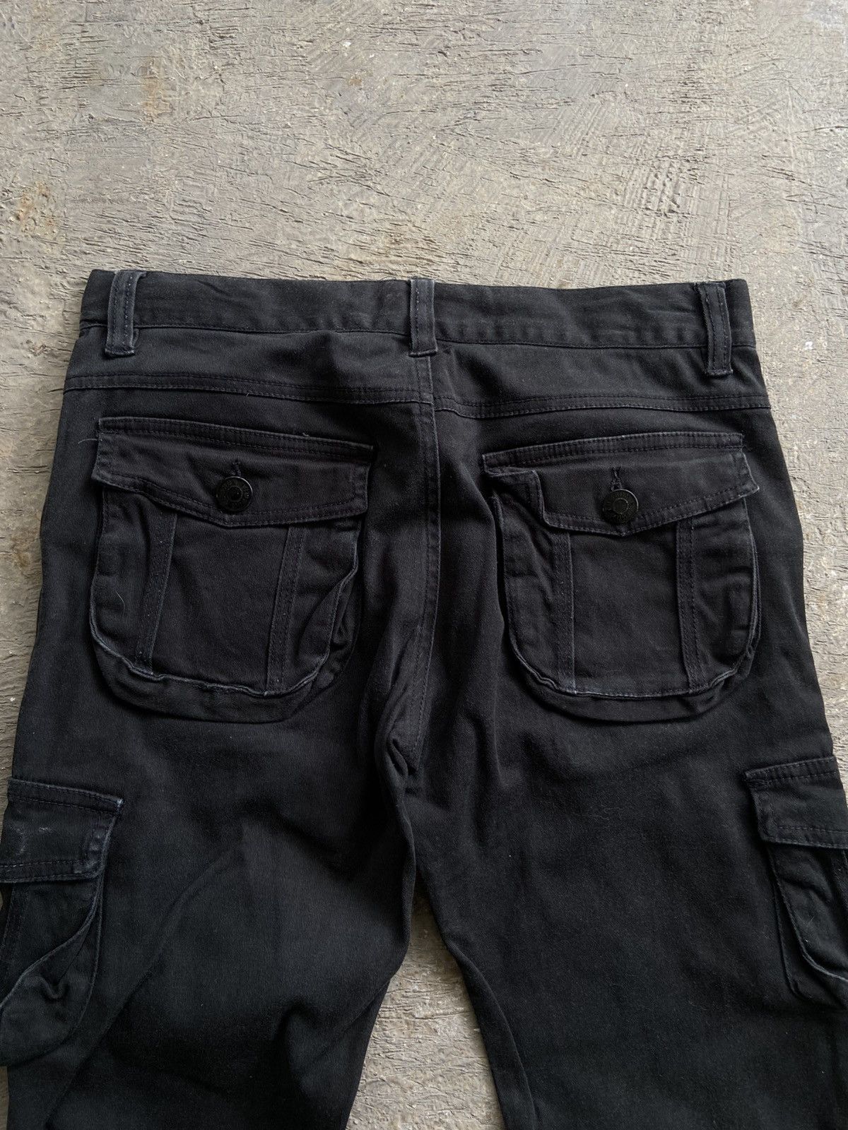 Le Grande Bleu (L.G.B.) 2000s Lowbox - Vkei Multipocket LGB Style Flared Pants Size US 30 / EU 46 - 11 Thumbnail