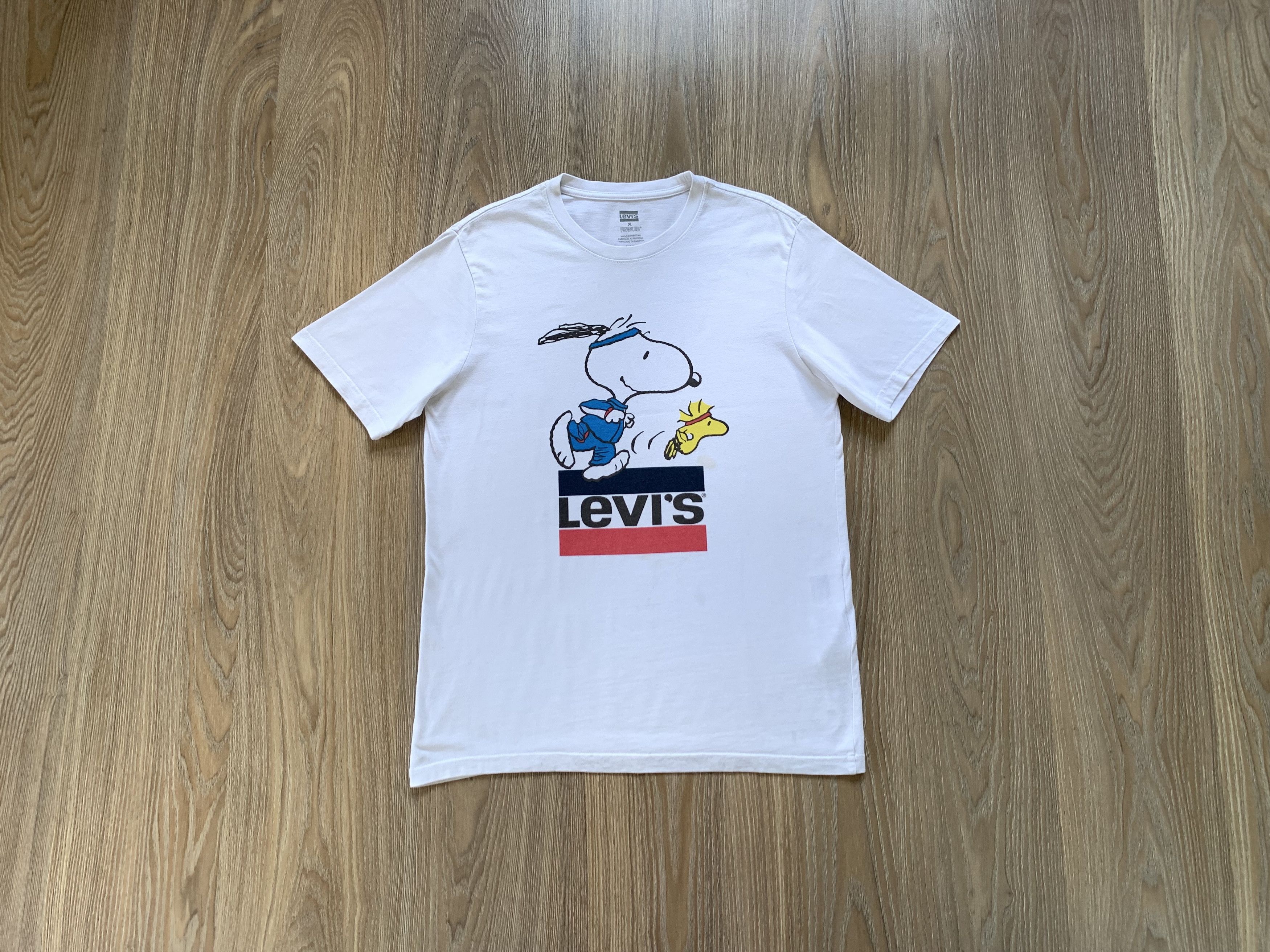 Levi's × Vintage Vintage Levi's Peanuts Snoopy T-Shirt Size US S / EU 44-46 / 1 - 1 Thumbnail