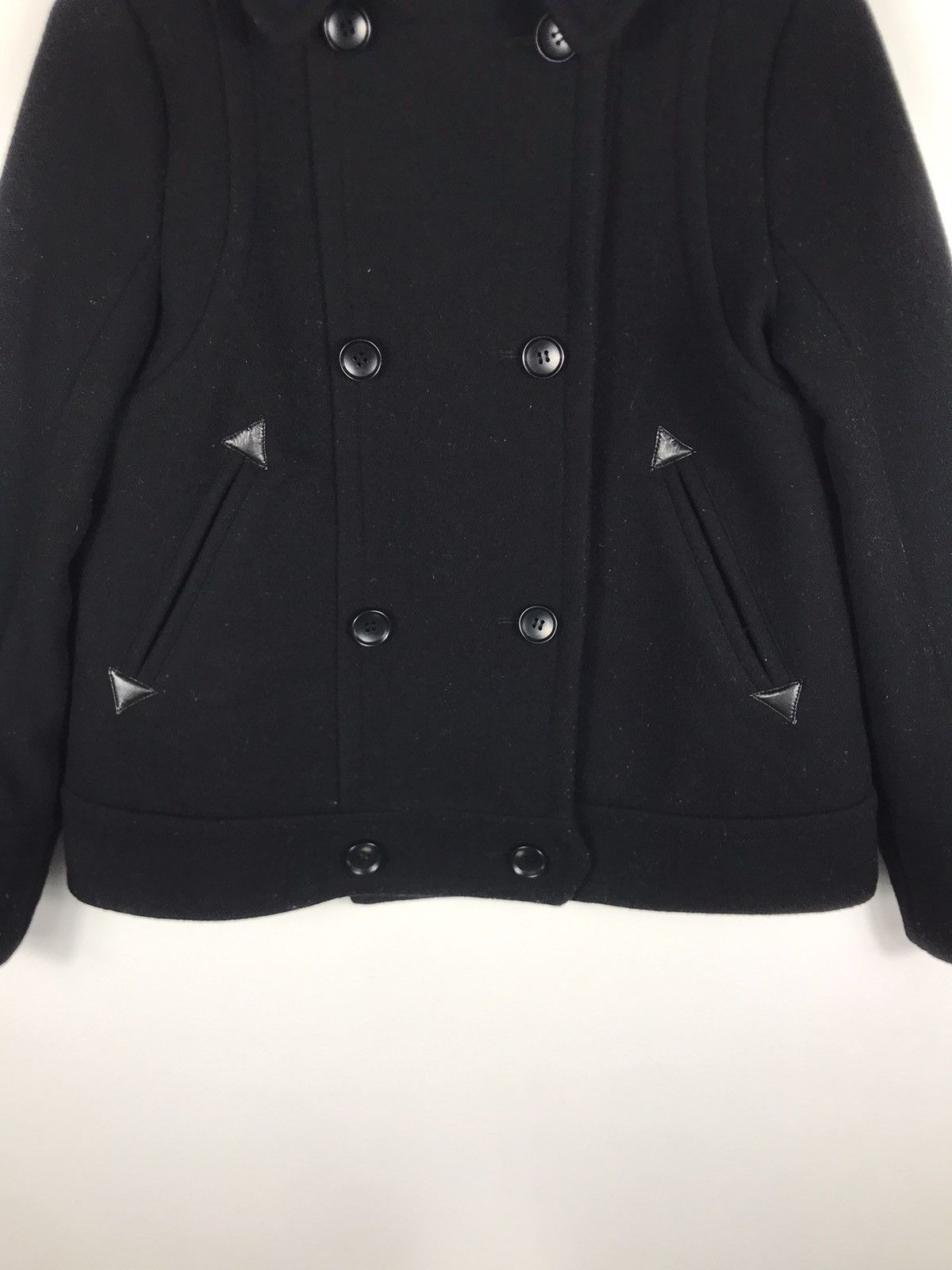 Tsumori Chisato 🔥Tsumori Chisato Issey Miyake Wool Double Breast Cropped Size S / US 4 / IT 40 - 6 Thumbnail
