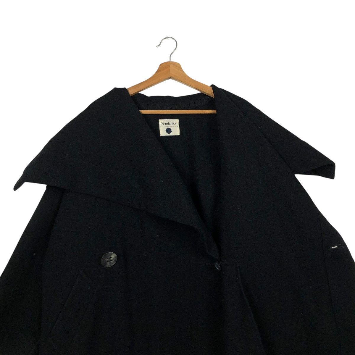Issey Miyake 🔥RICH BLACK VINTAGE ISSEY MIYAKE PLANTATION WOOL JACKET Size US M / EU 48-50 / 2 - 13 Thumbnail