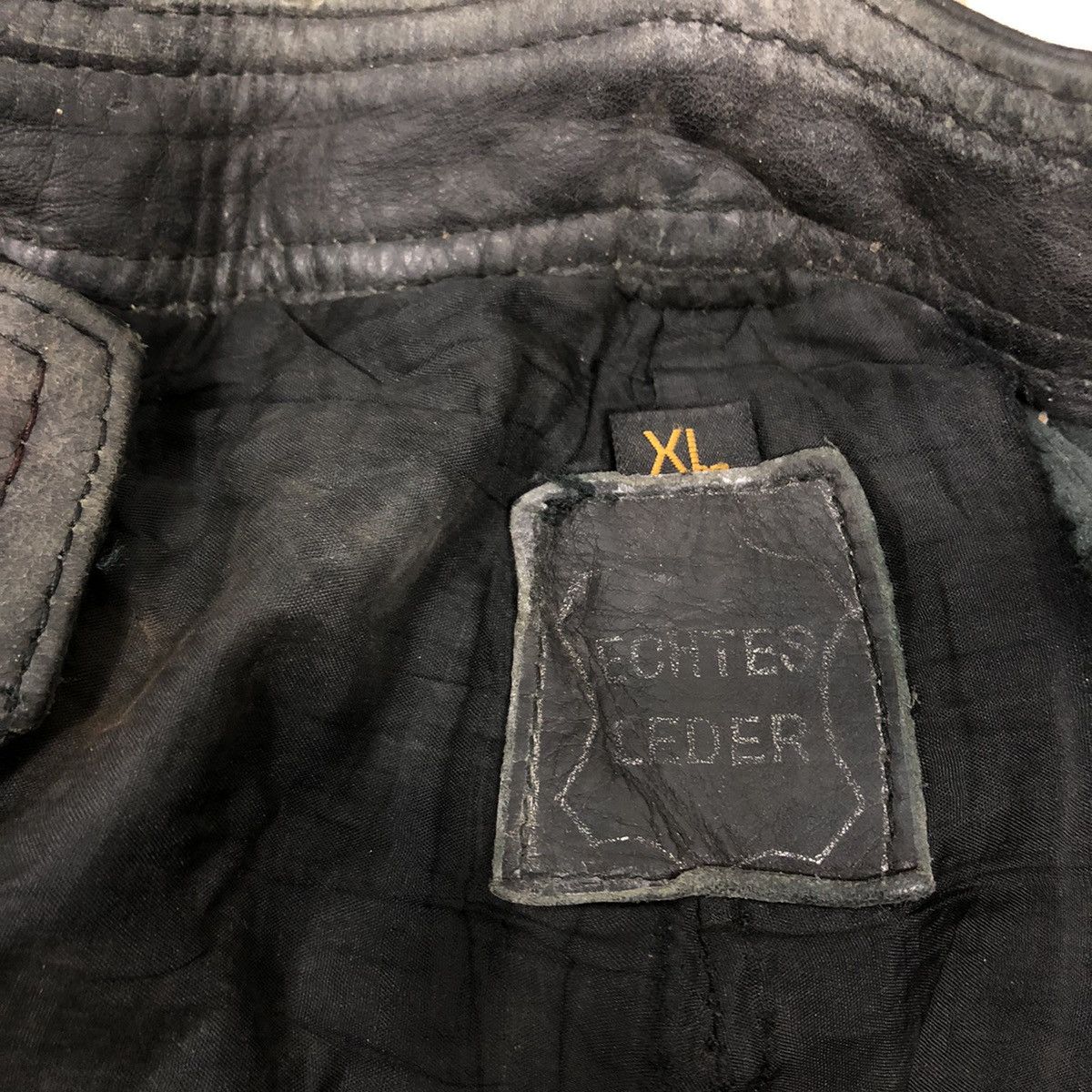 Genuine Leather 🔥90’s Genuine Leather Pants Racing Schott Perfecto Design Size US 30 / EU 46 - 11 Thumbnail