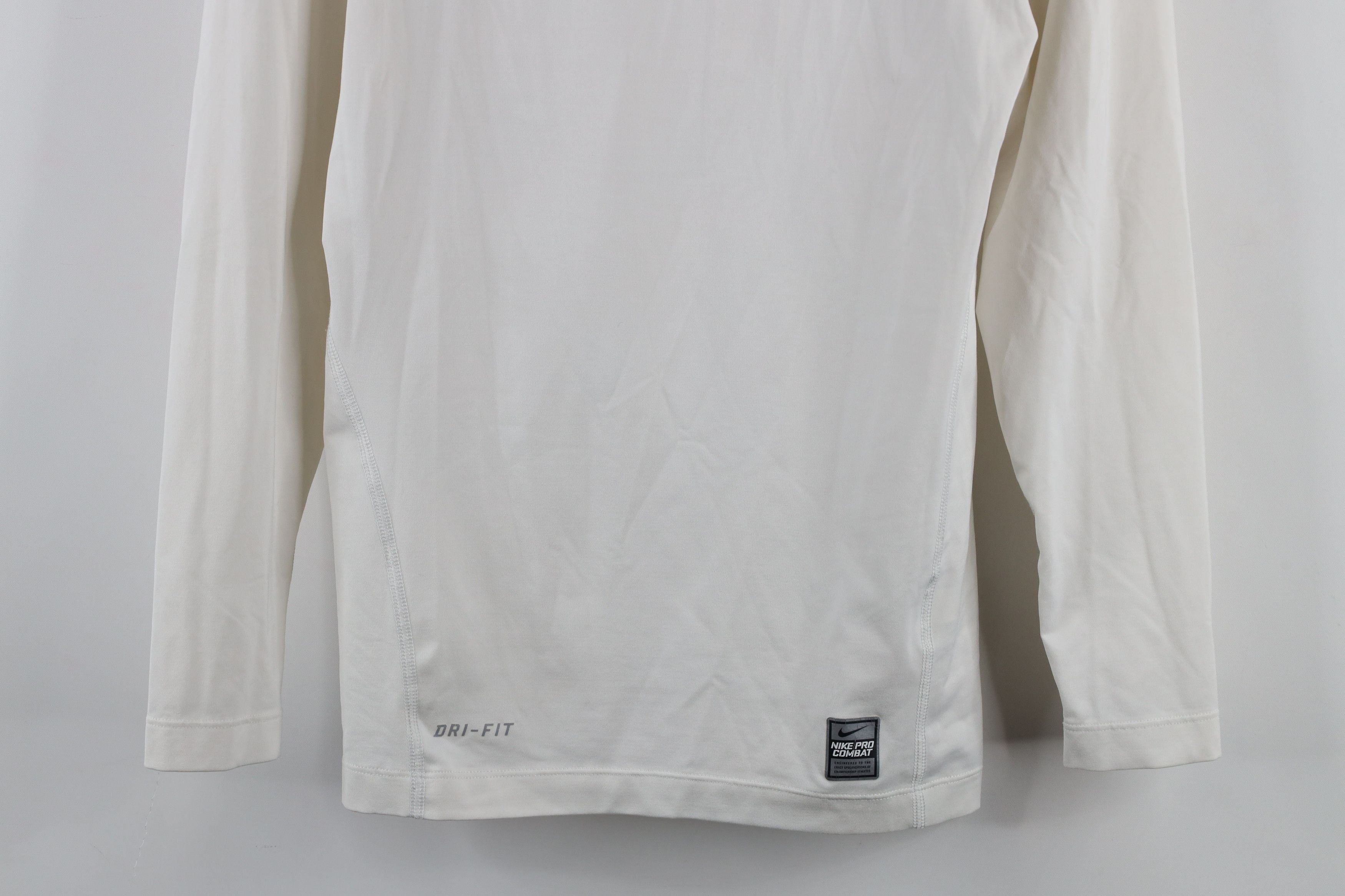 Nike × Vintage Vintage Nike Pro Combat Compression Training T-Shirt White Size US M / EU 48-50 / 2 - 3 Thumbnail