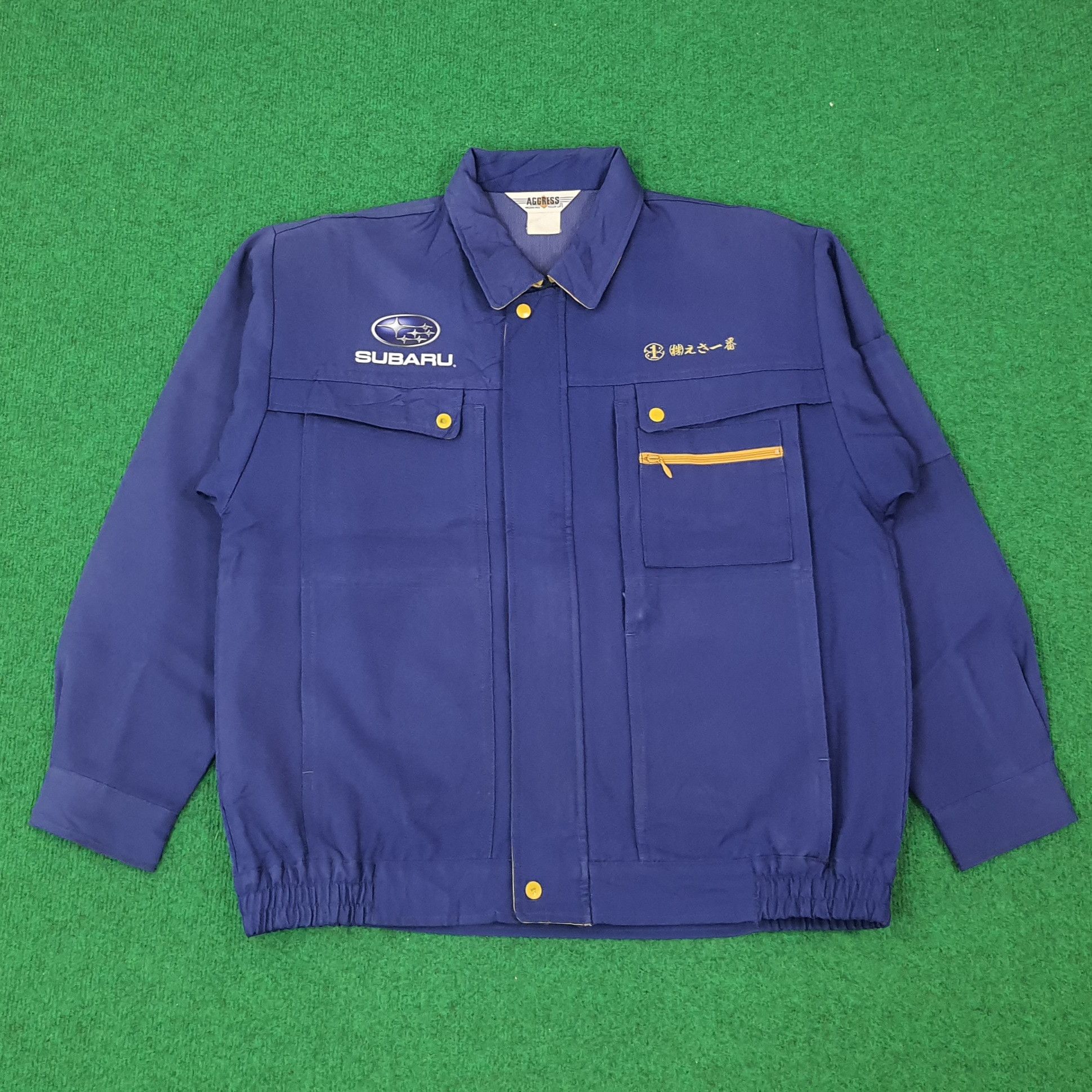 Japanese Brand × Vintage Vintage SUBARU Japan Motorsports Racing Jacket C215N27 Size US M / EU 48-50 / 2 - 3 Thumbnail