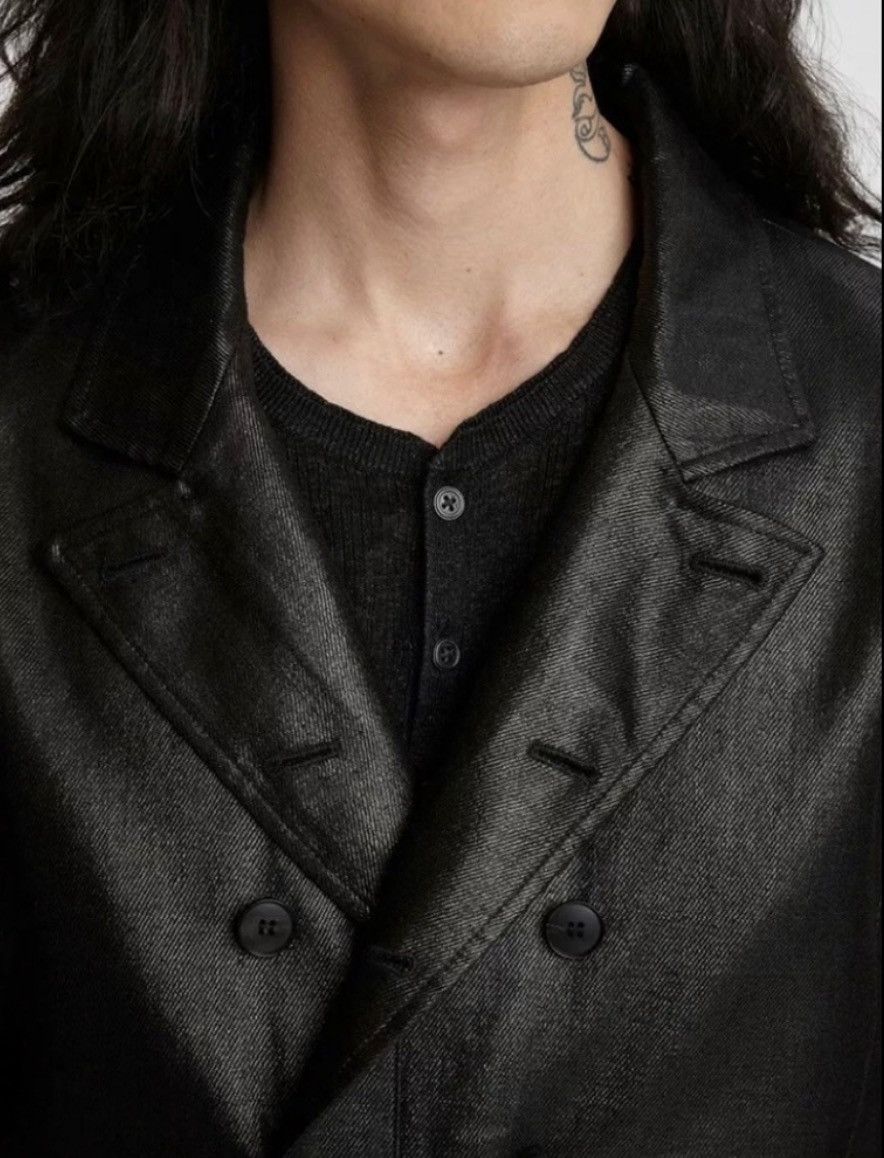John Varvatos Double-breasted coated Jacket EU 50 USA 40 Size US M / EU 48-50 / 2 - 2 Thumbnail