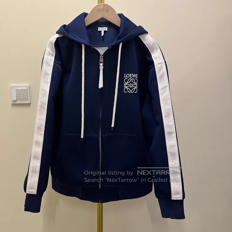 Loewe Loewe FW23 letter print zippered hooded long-sleeve sweate Size XS / US 0-2 / IT 36-38 - 1 Thumbnail
