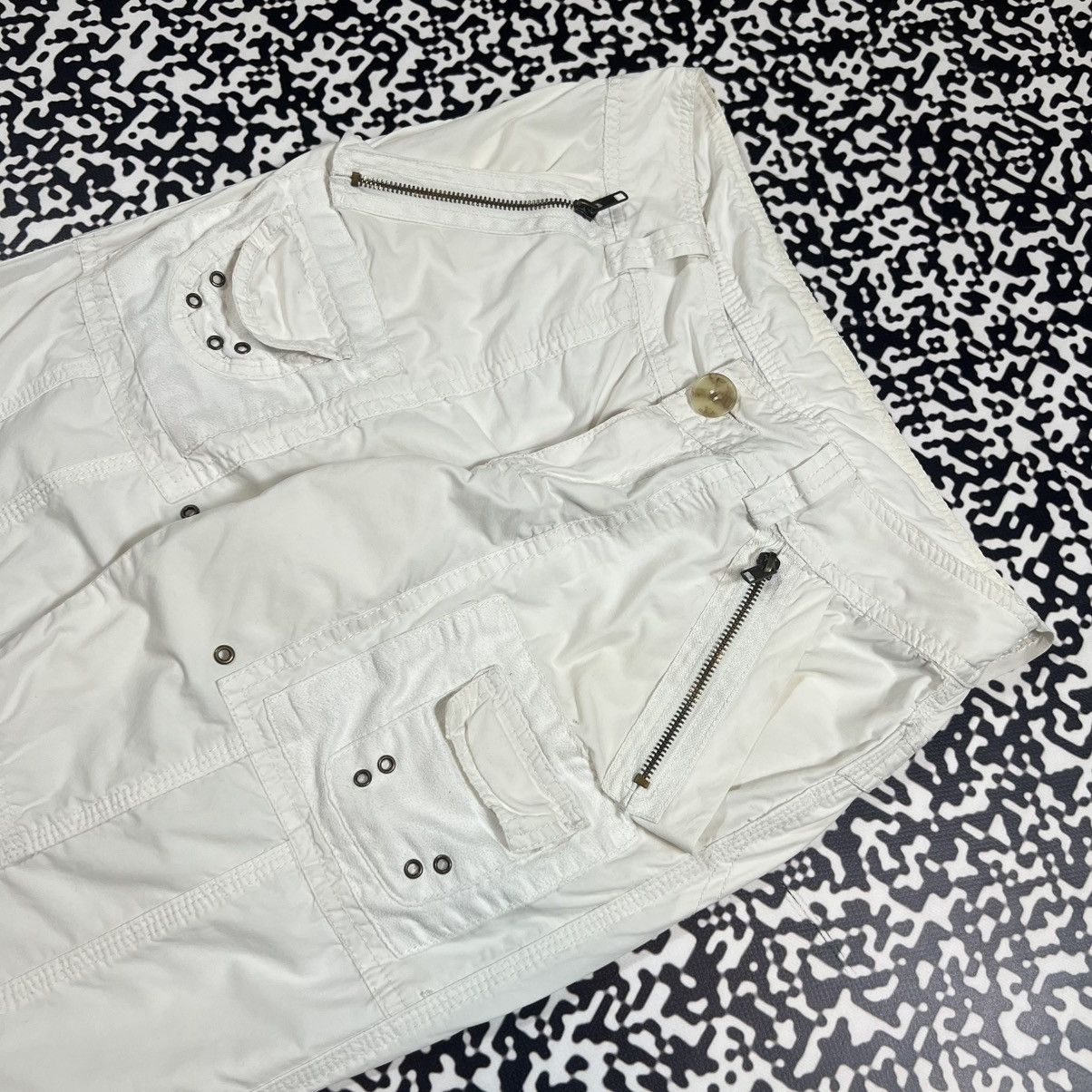 Japanese Brand Vintage Y2K Japanese Dragon Logo Cargo Pants MHI Style 90s Size 27" / US 4 / IT 40 - 10 Thumbnail